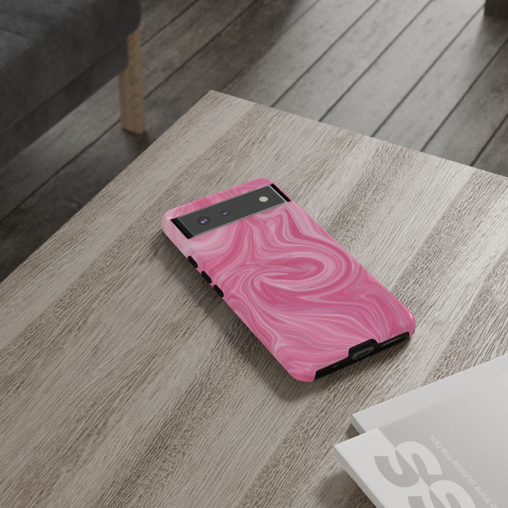 Pink Blush Marble - Tough Guard Google Pixel Case