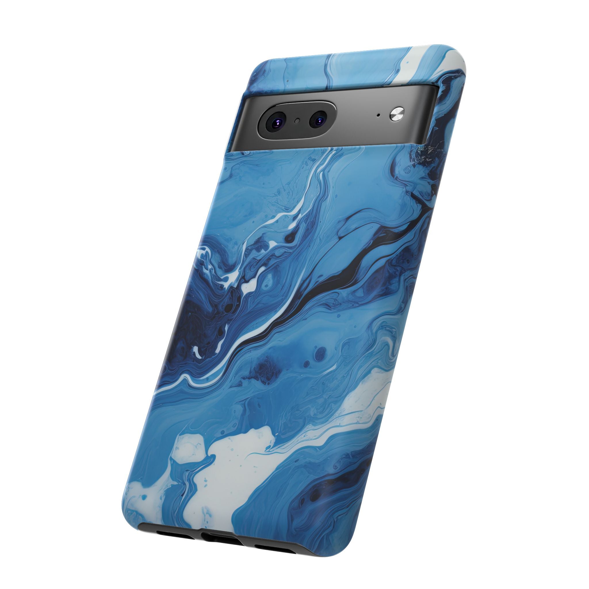 Blue Ocean Wave Marble - Tough Guard Google Pixel Case