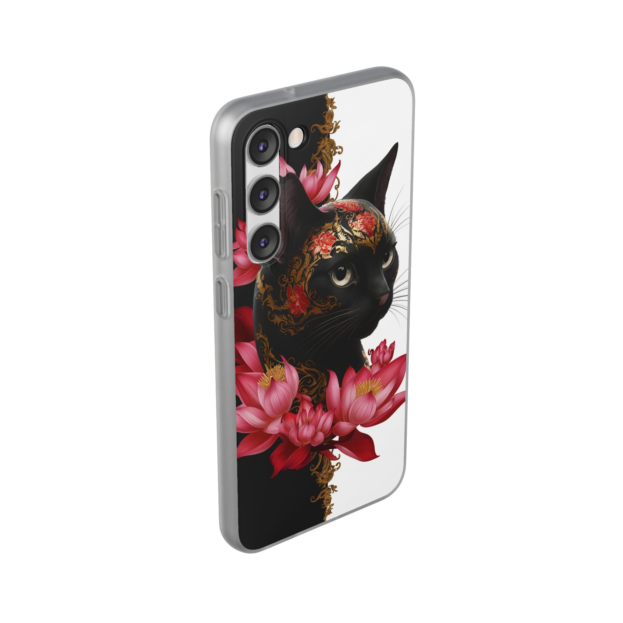 Yin & Yang Mystic Cat - Flexi Case Samsung Galaxy Case