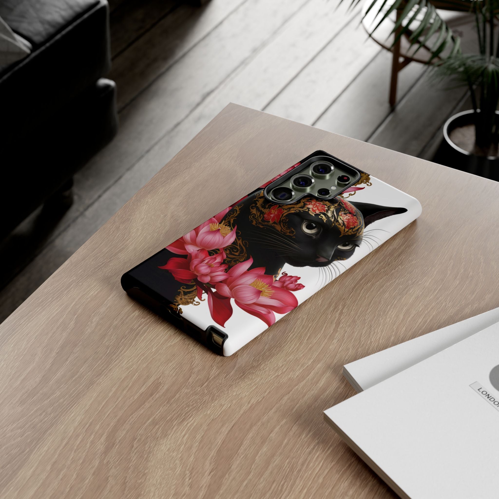 Yin & Yang Mystic Cat - Tough Guard Samsung Galaxy Case