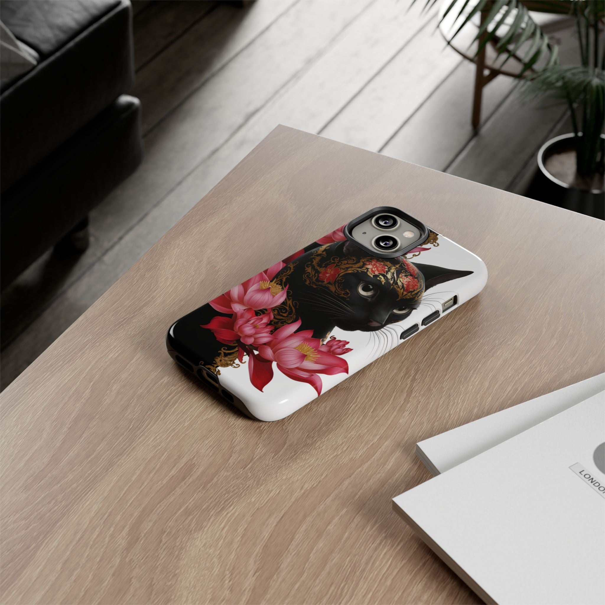 Yin & Yang Mystic Cat - Tough Guard Apple iPhone Case