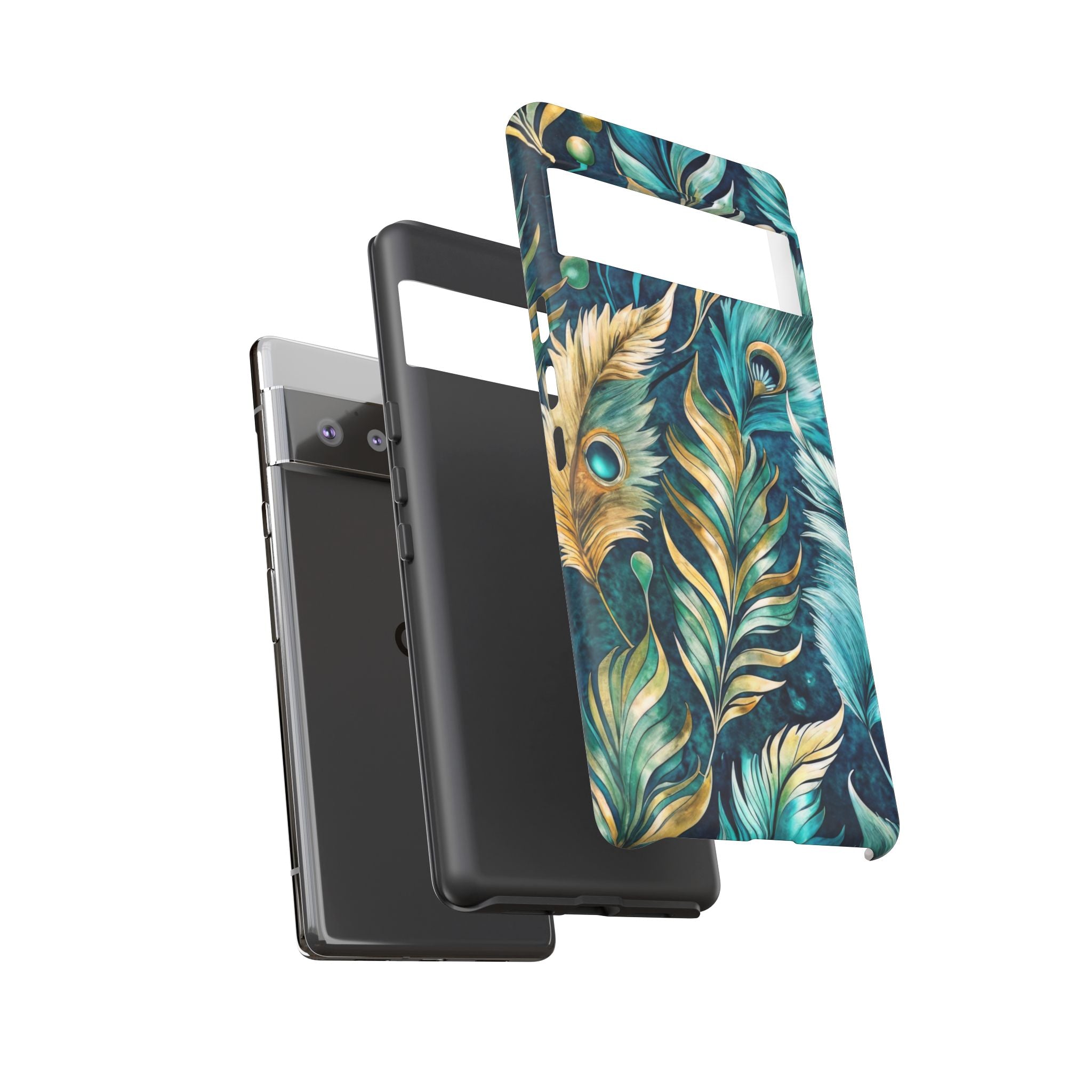 Peacock Feathers - Tough Guard Google Pixel Case