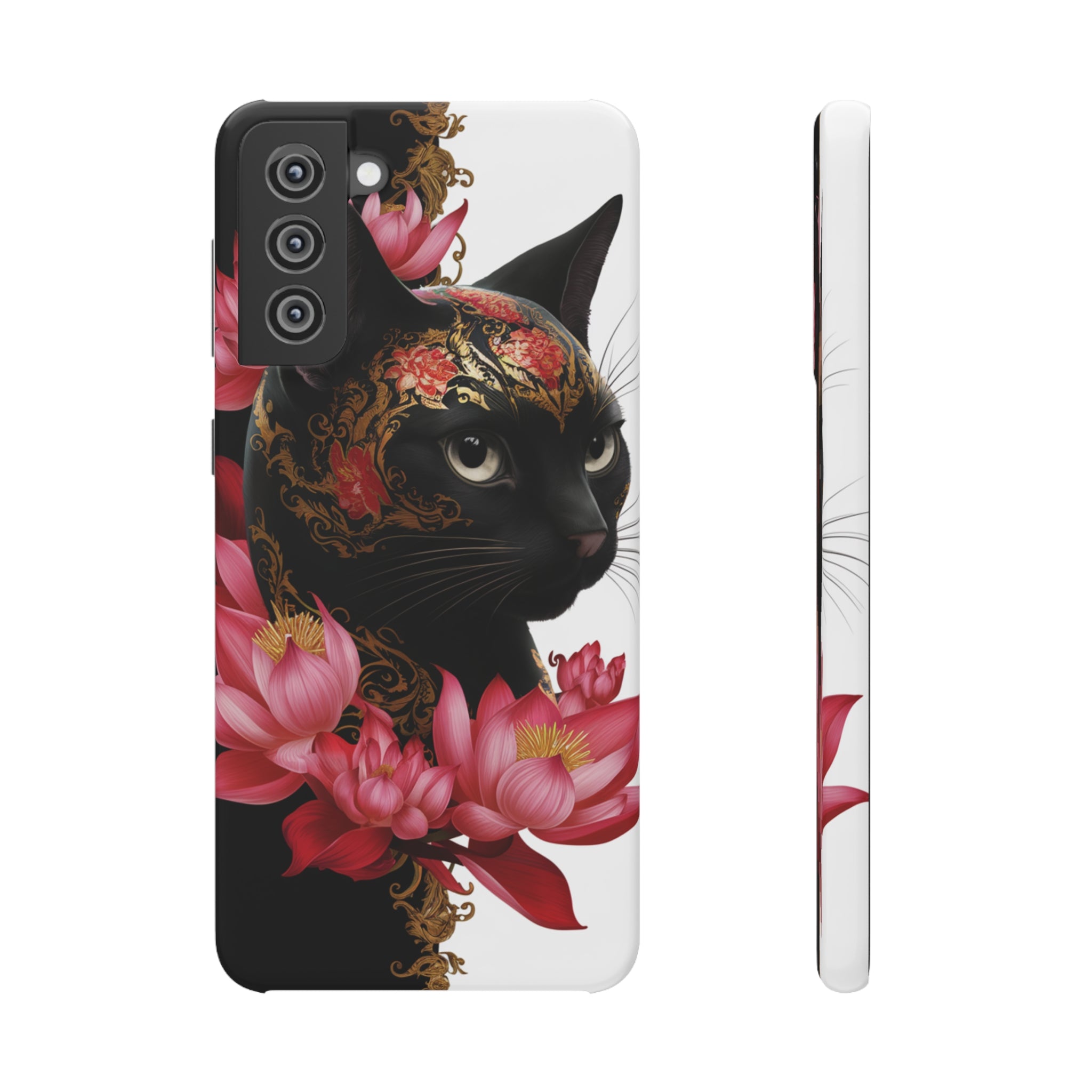 Yin & Yang Mystic Cat - Snap Case Samsung Galaxy Case