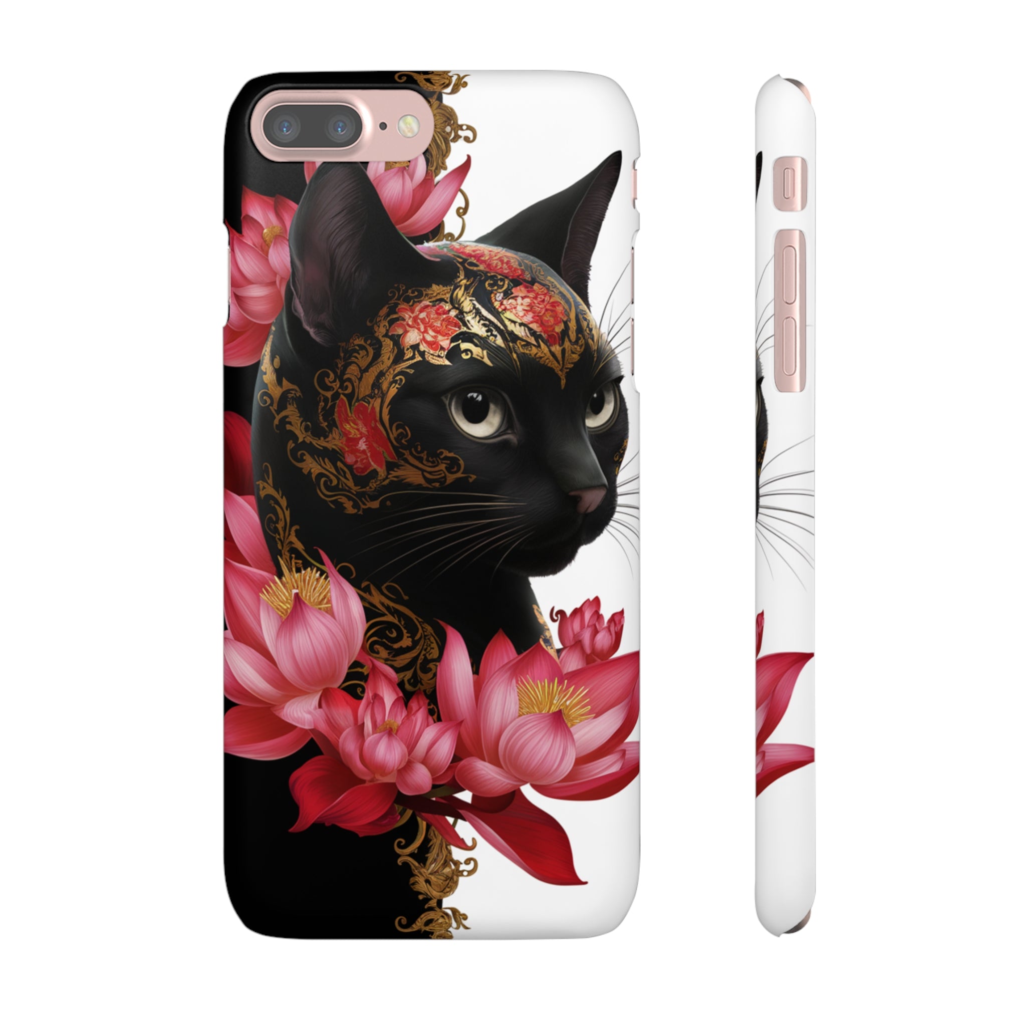 Yin & Yang Mystic Cat - Snap Case Apple iPhone Case