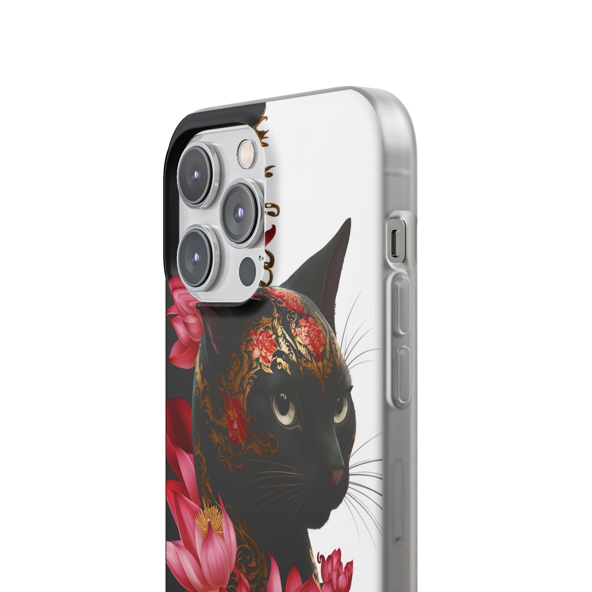 Yin & Yang Mystic Cat - Flexi Case Apple iPhone Case