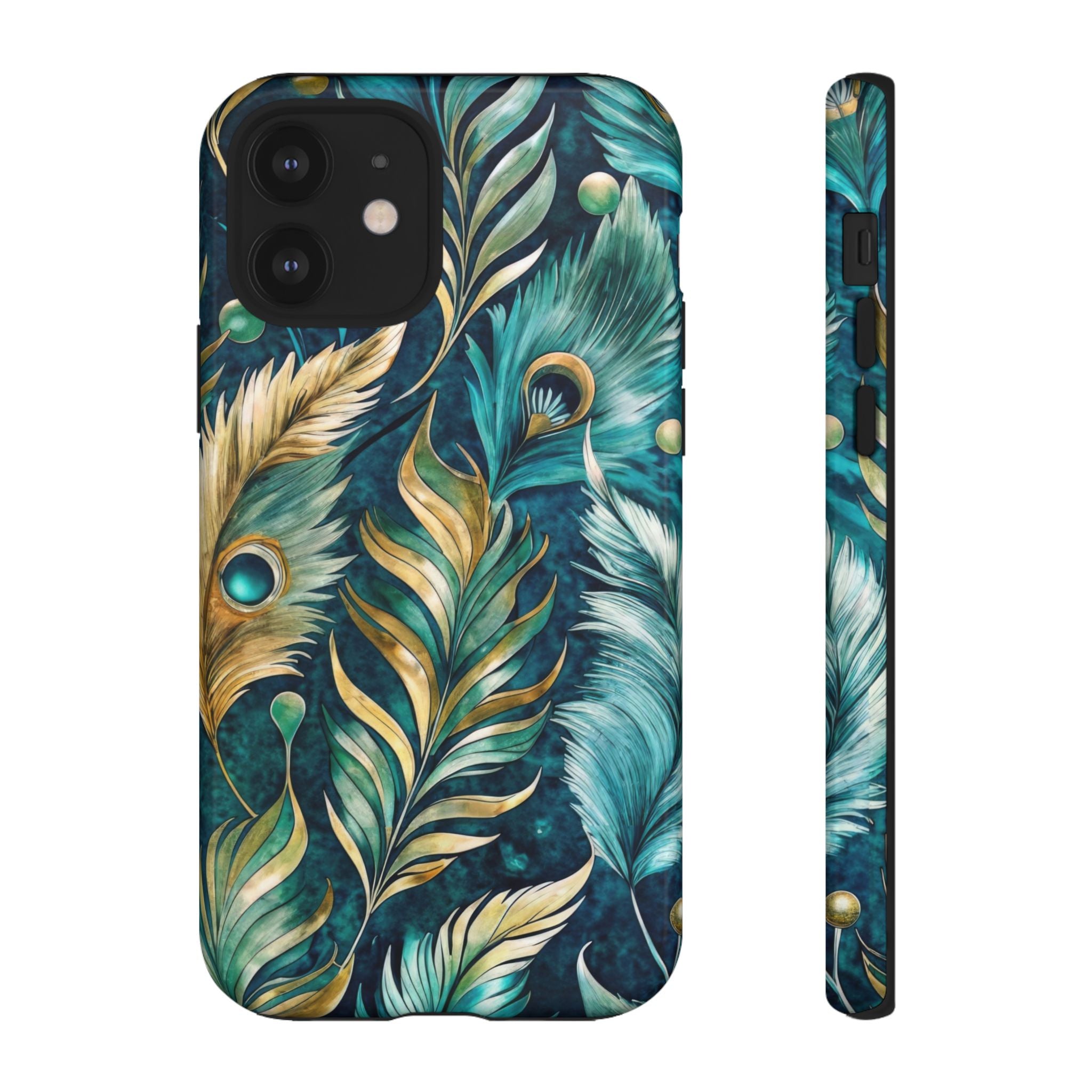 Peacock Feathers - Tough Guard Apple iPhone Case