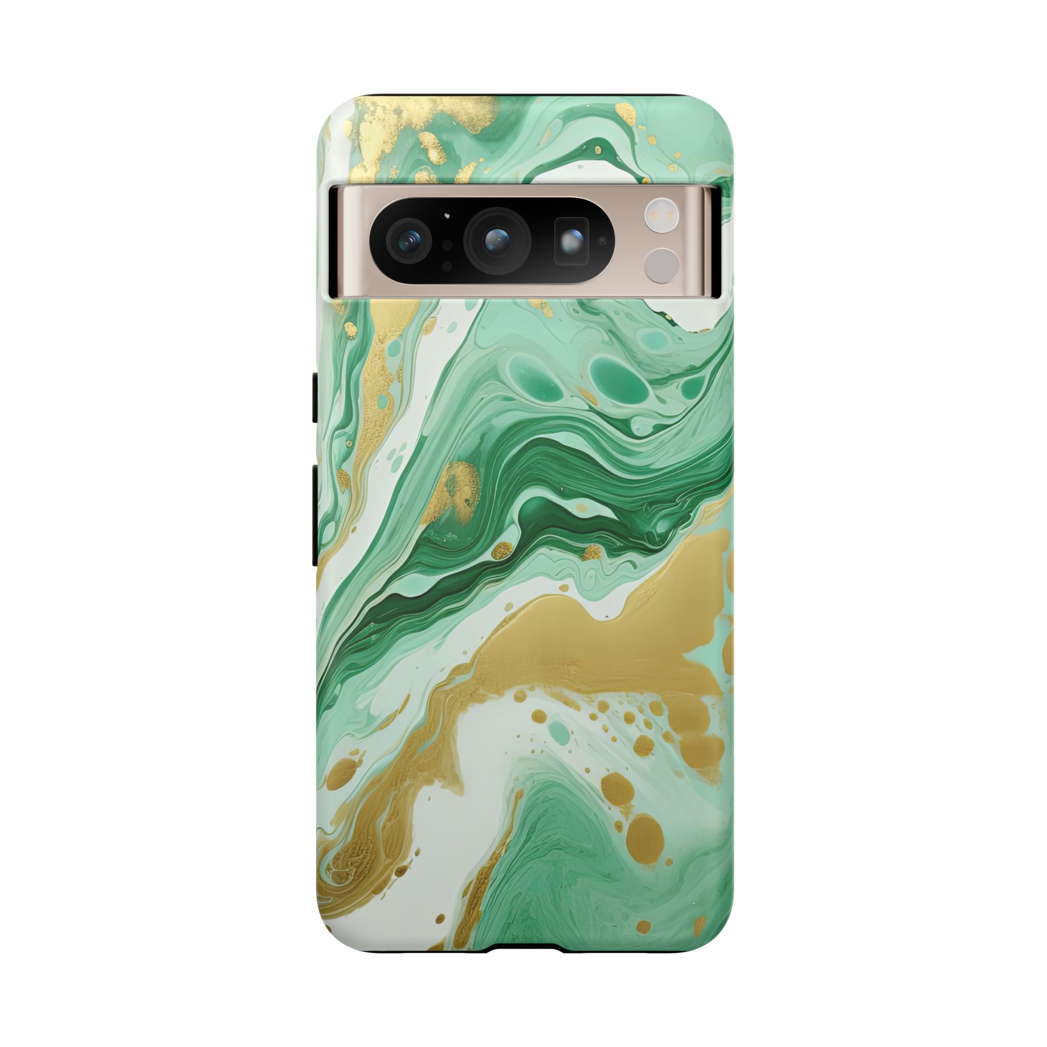 Emerald Gold Marble - Tough Guard Google Pixel Case