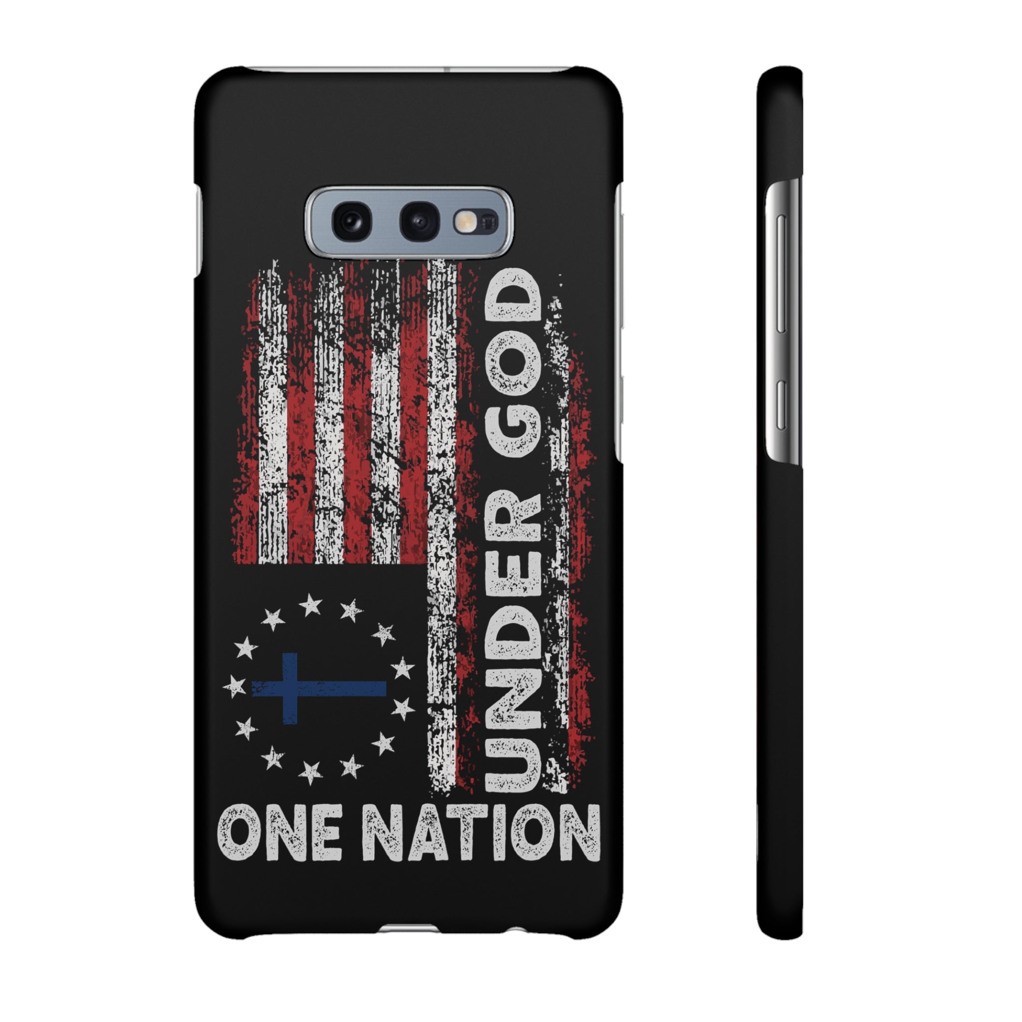 One Nation Under God American Flag - Snap Case Samsung Galaxy Case