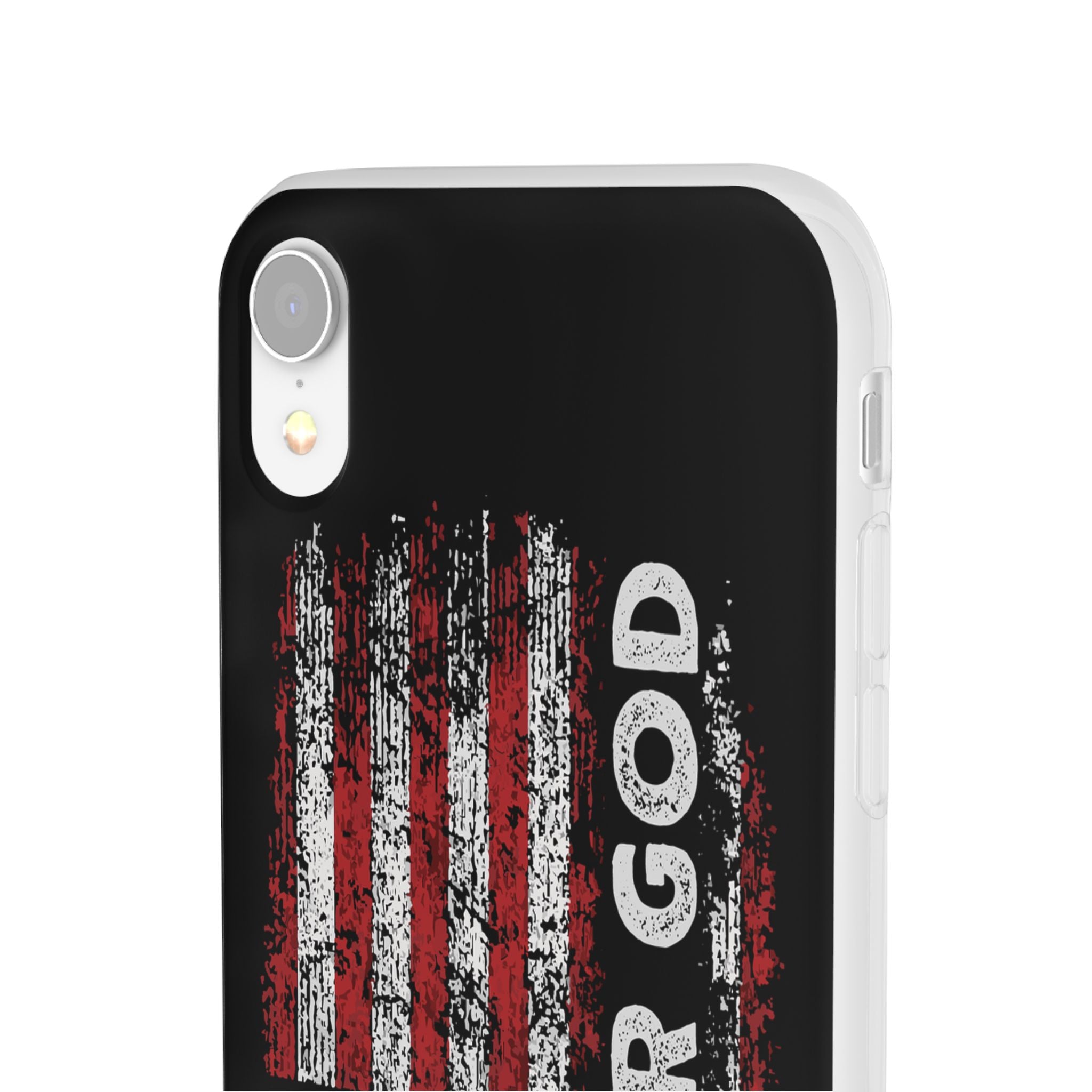 One Nation Under God American Flag - Flexi Case Apple iPhone Case