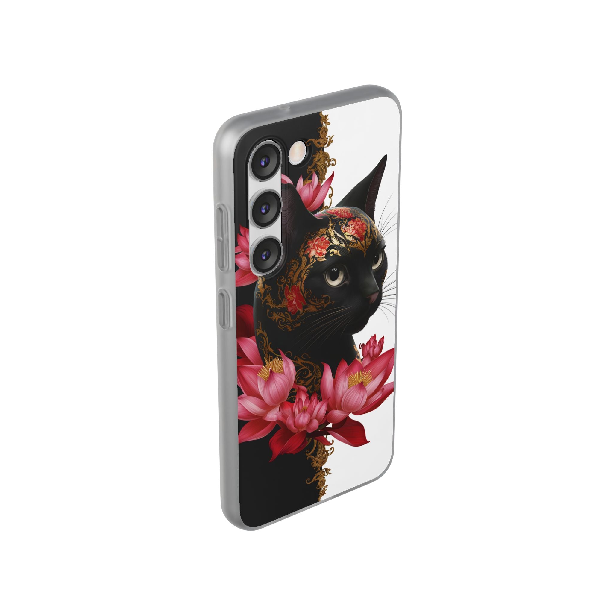 Yin & Yang Mystic Cat - Flexi Case Samsung Galaxy Case