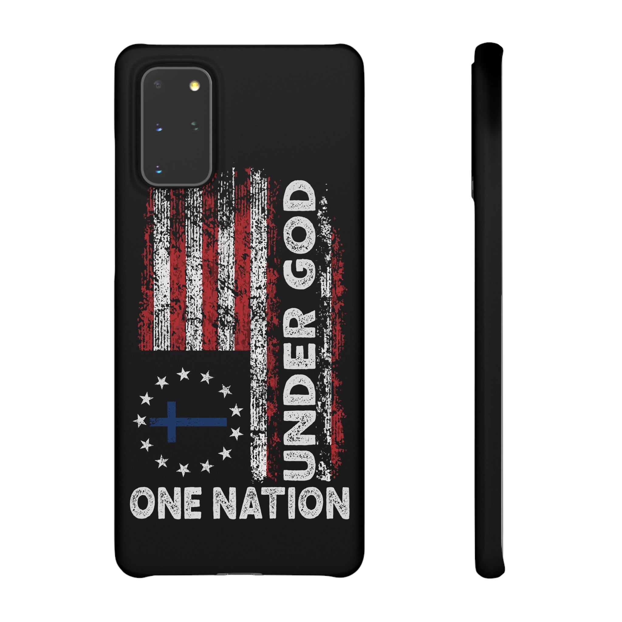 One Nation Under God American Flag - Snap Case Samsung Galaxy Case