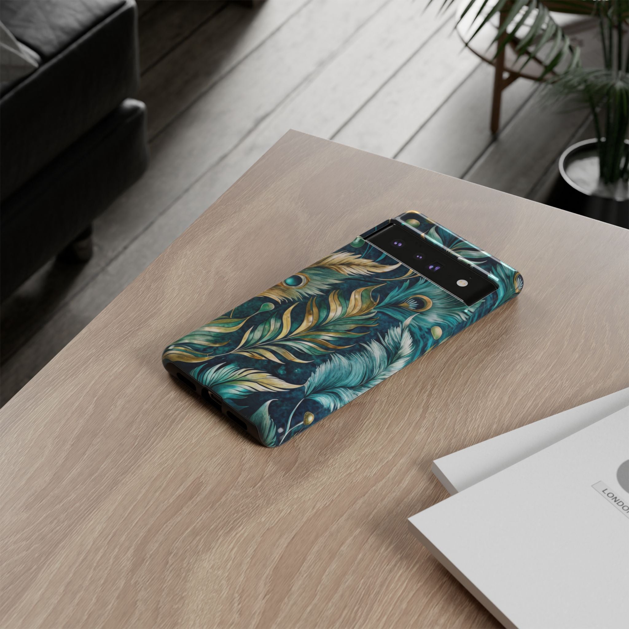 Peacock Feathers - Tough Guard Google Pixel Case