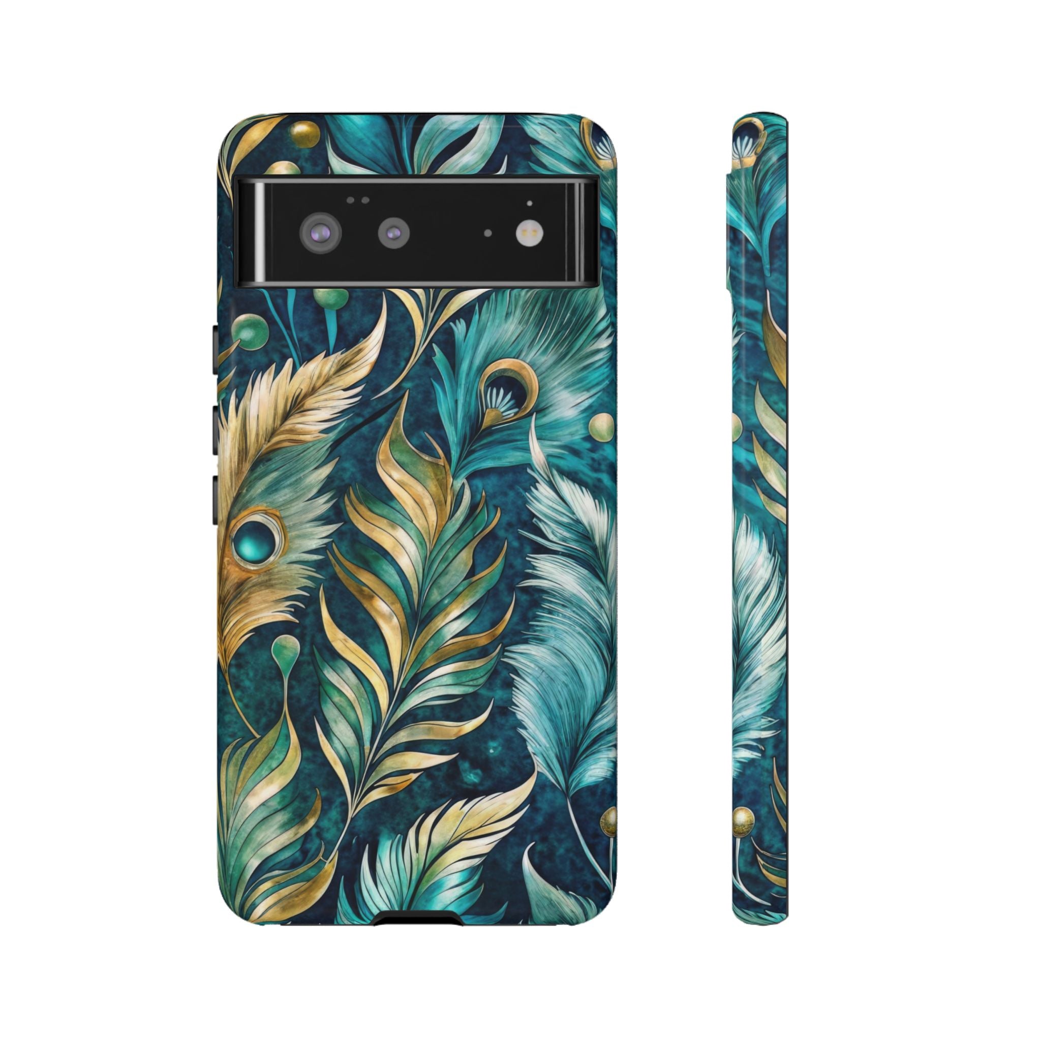 Peacock Feathers - Tough Guard Google Pixel Case