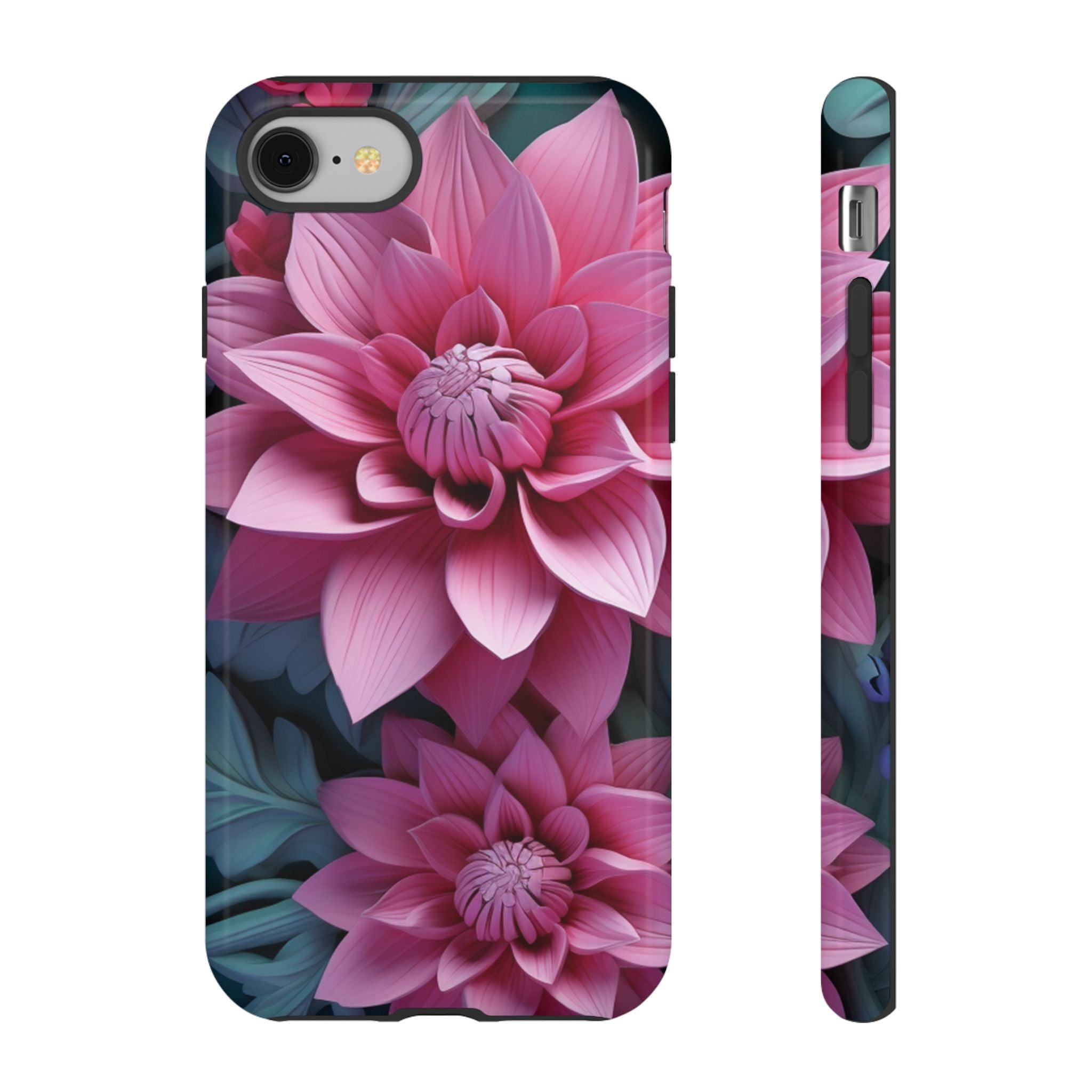 Tropical Pink Flower - Tough Guard Apple iPhone Case
