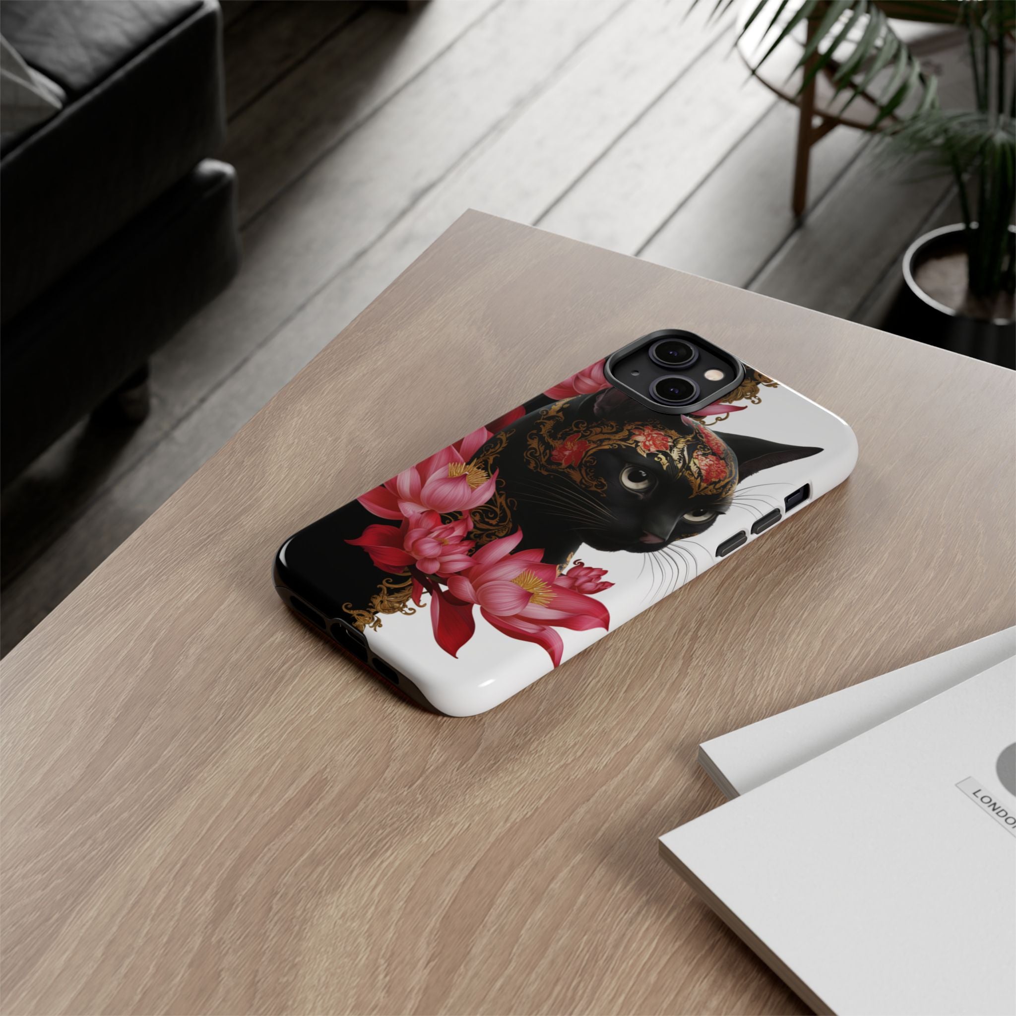 Yin & Yang Mystic Cat - Tough Guard Apple iPhone Case