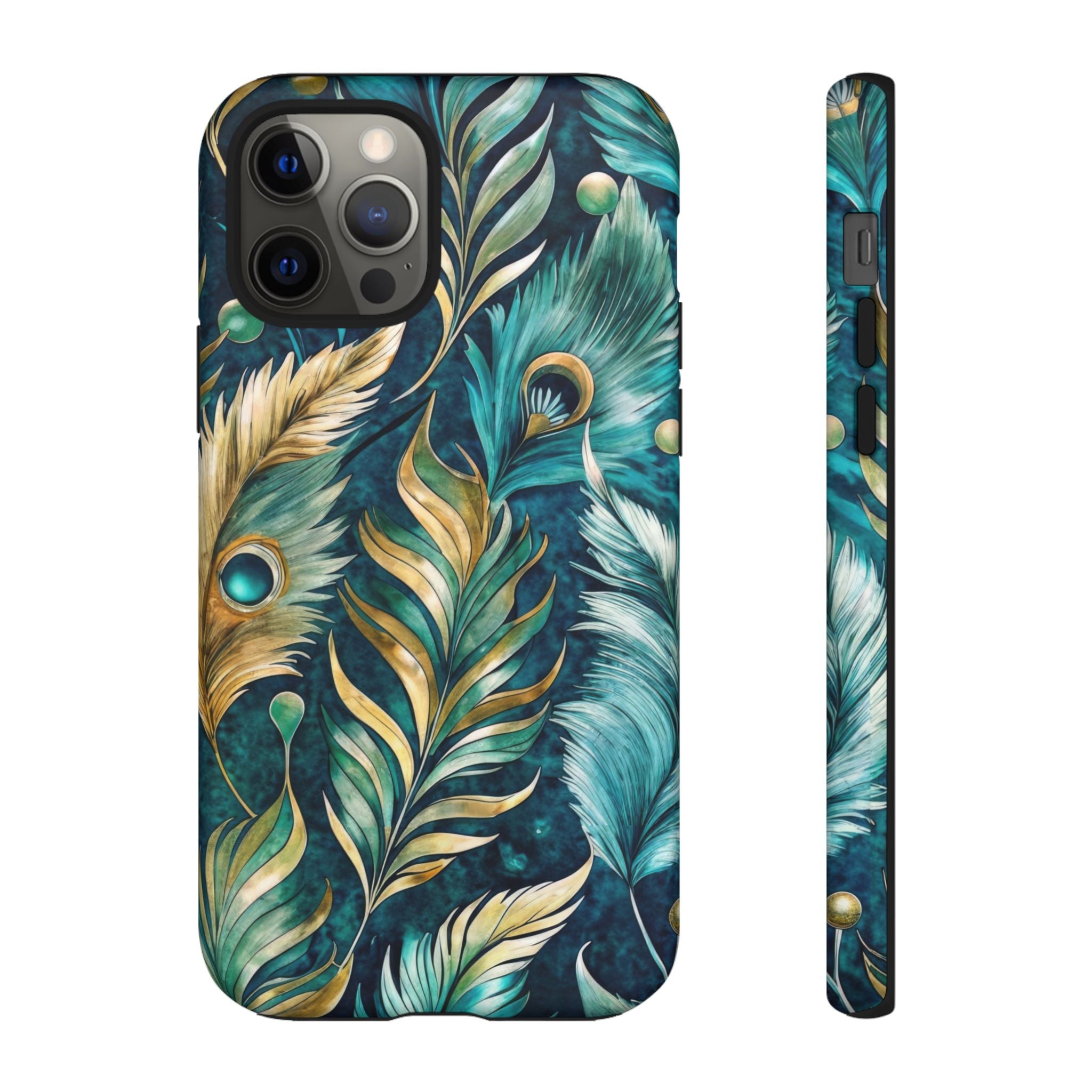 Peacock Feathers - Tough Guard Apple iPhone Case