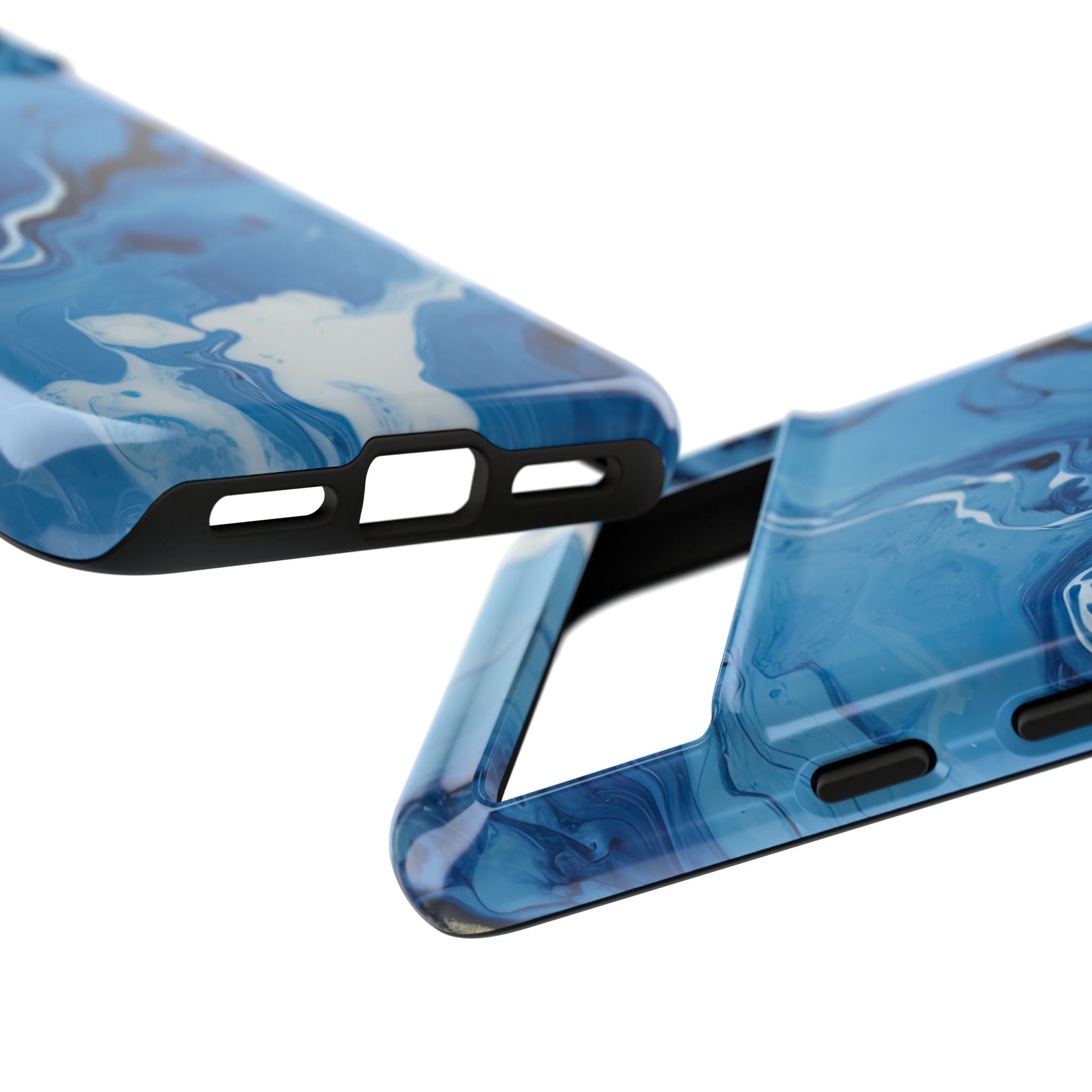 Blue Ocean Wave Marble - Tough Guard Google Pixel Case
