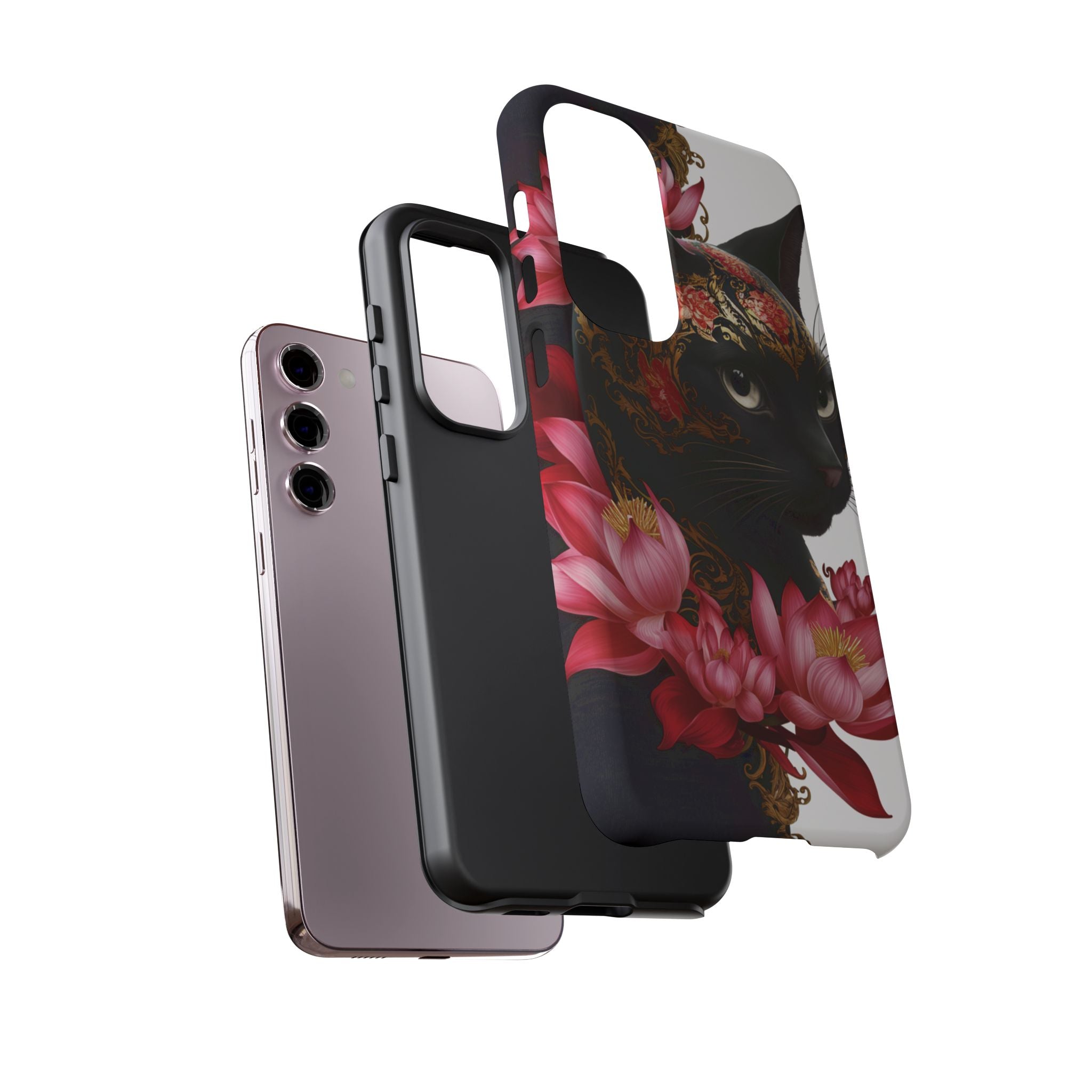 Yin & Yang Mystic Cat - Tough Guard Samsung Galaxy Case