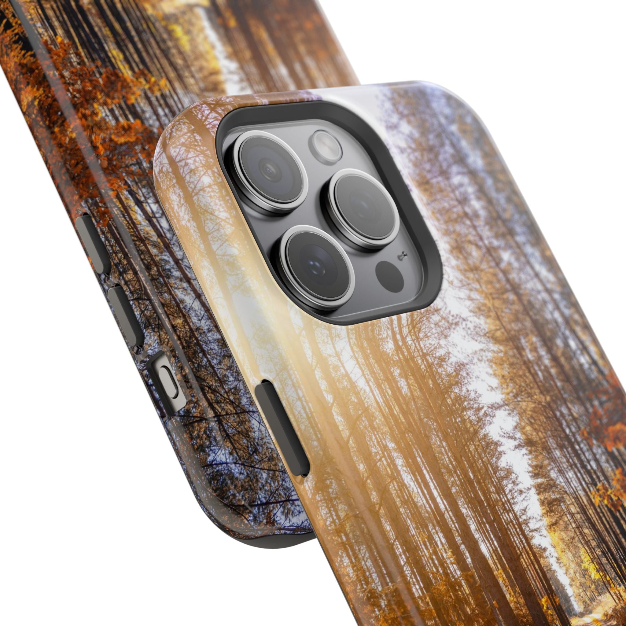 Autumn Forest Way - Magnetic Armor Tough Case Apple iPhone