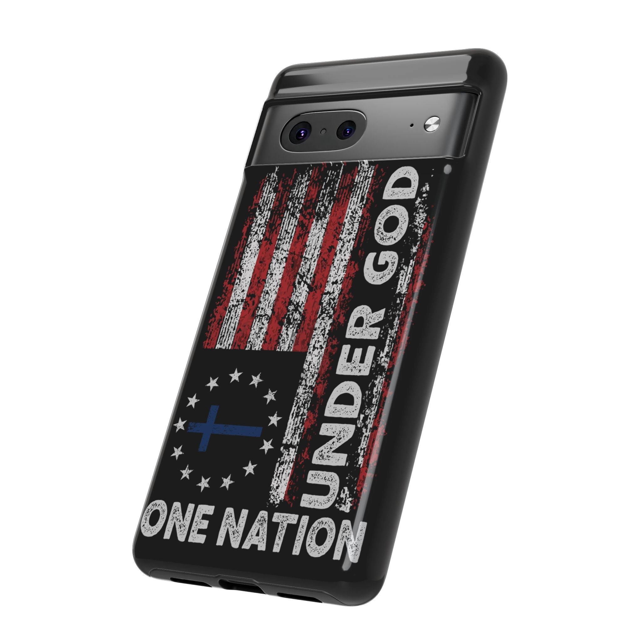 One Nation Under God American Flag - Tough Guard Google Pixel Case