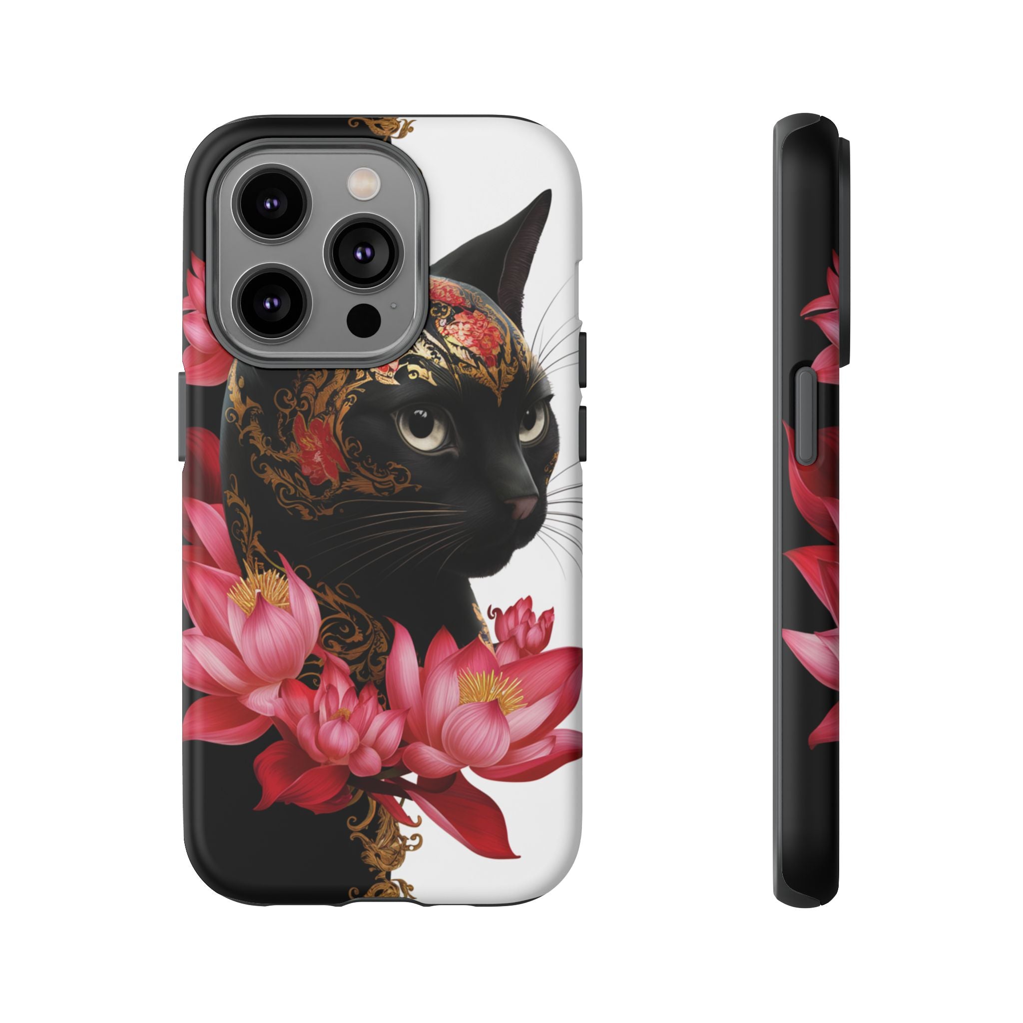 Yin & Yang Mystic Cat - Tough Guard Apple iPhone Case