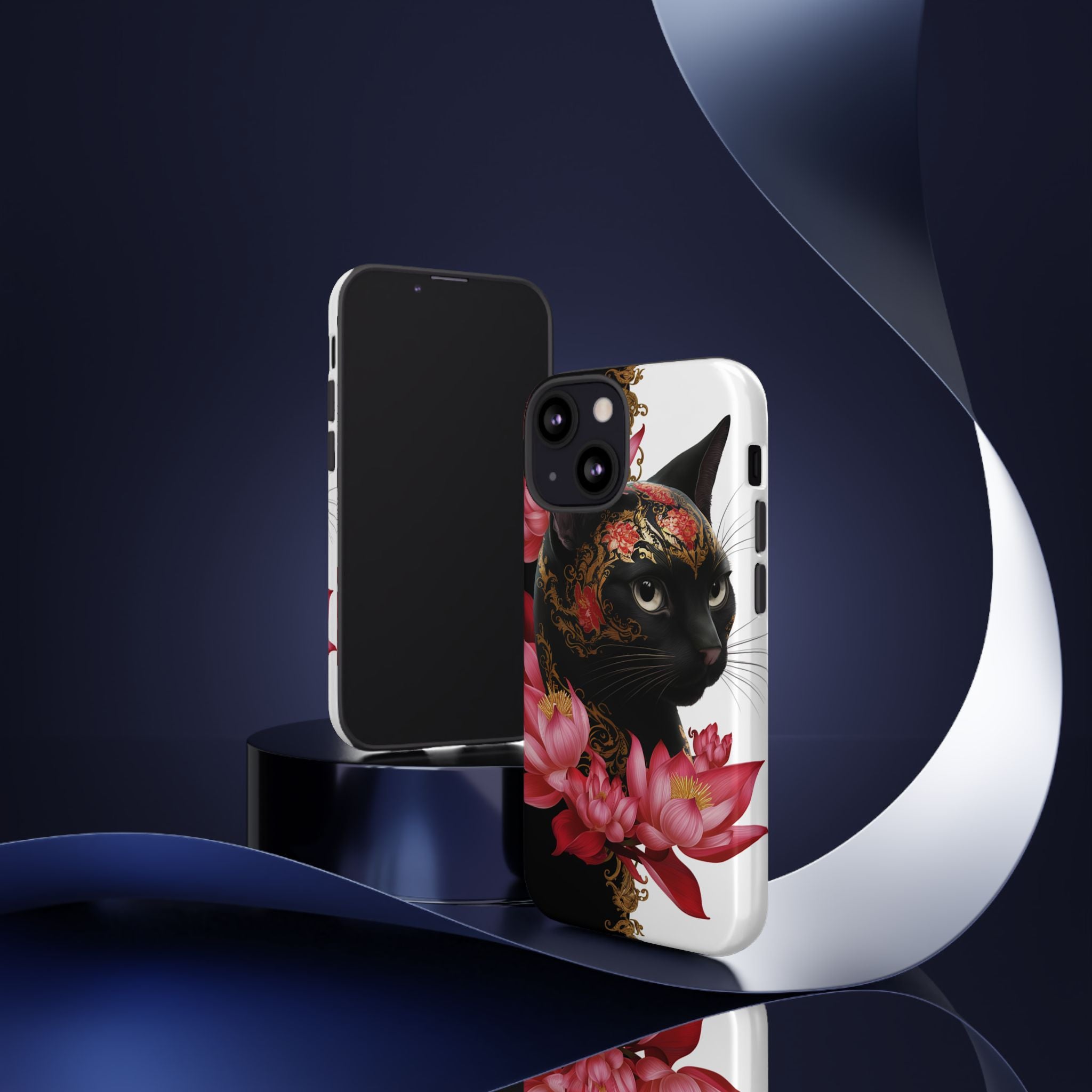 Yin & Yang Mystic Cat - Tough Guard Apple iPhone Case