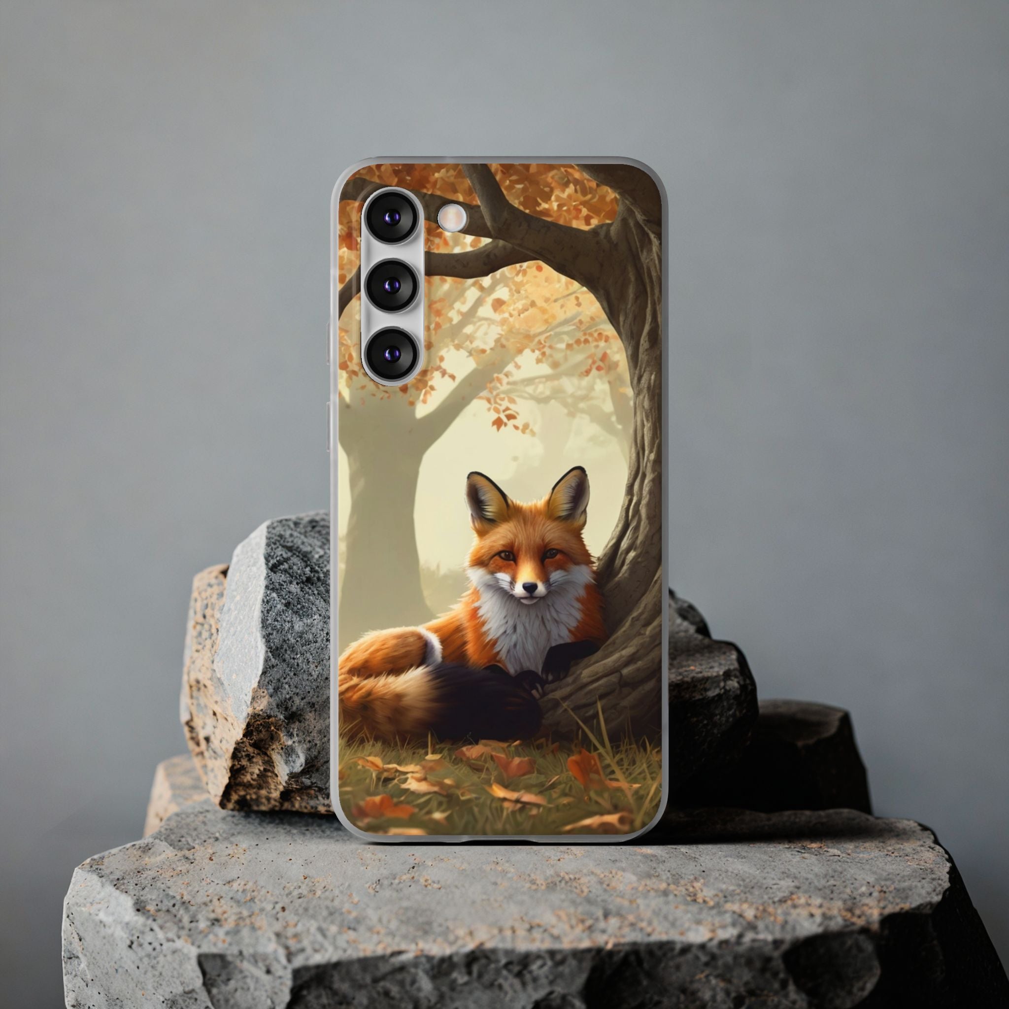 Red Fox Grove - Flexi Case Samsung Galaxy Case