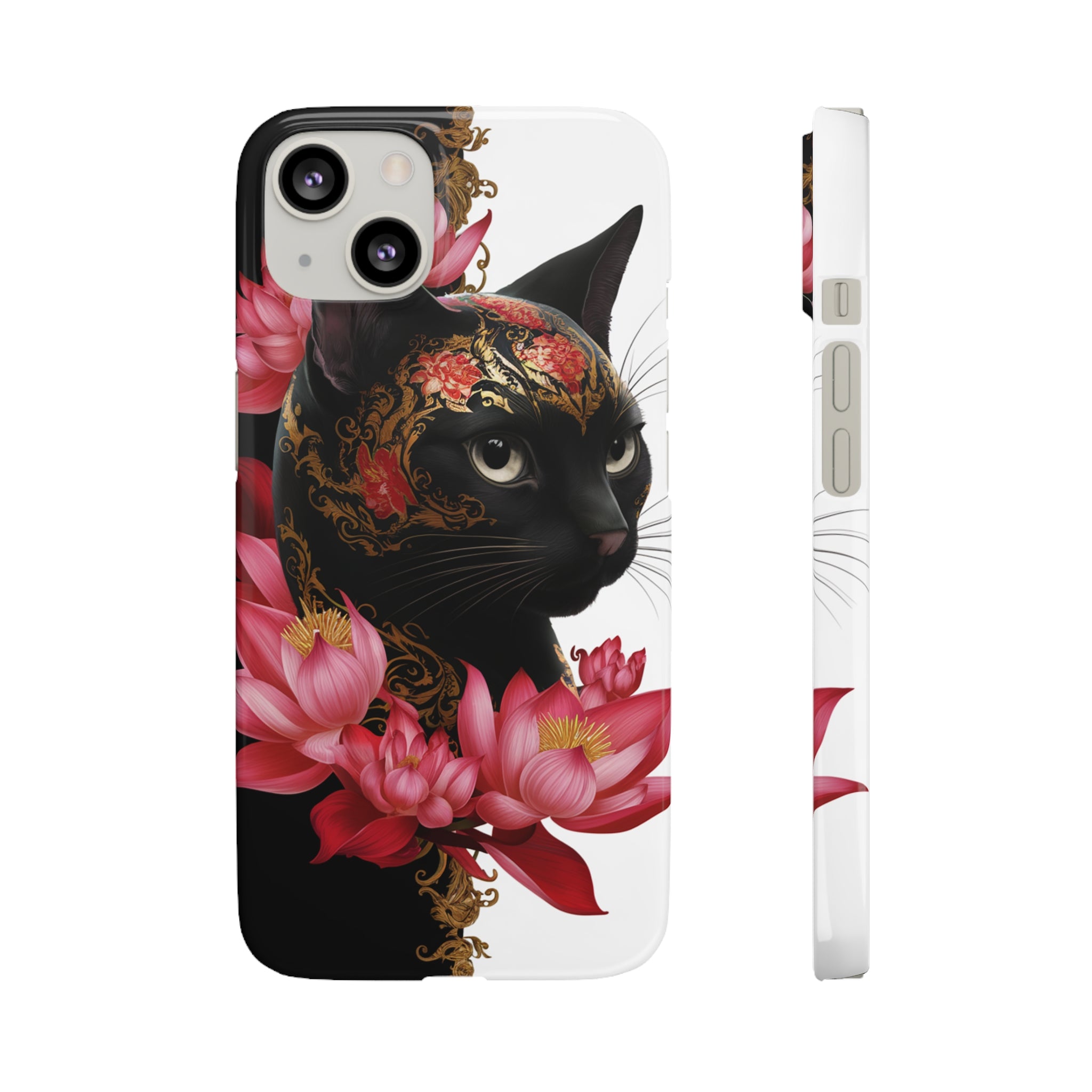 Yin & Yang Mystic Cat - Snap Case Apple iPhone Case