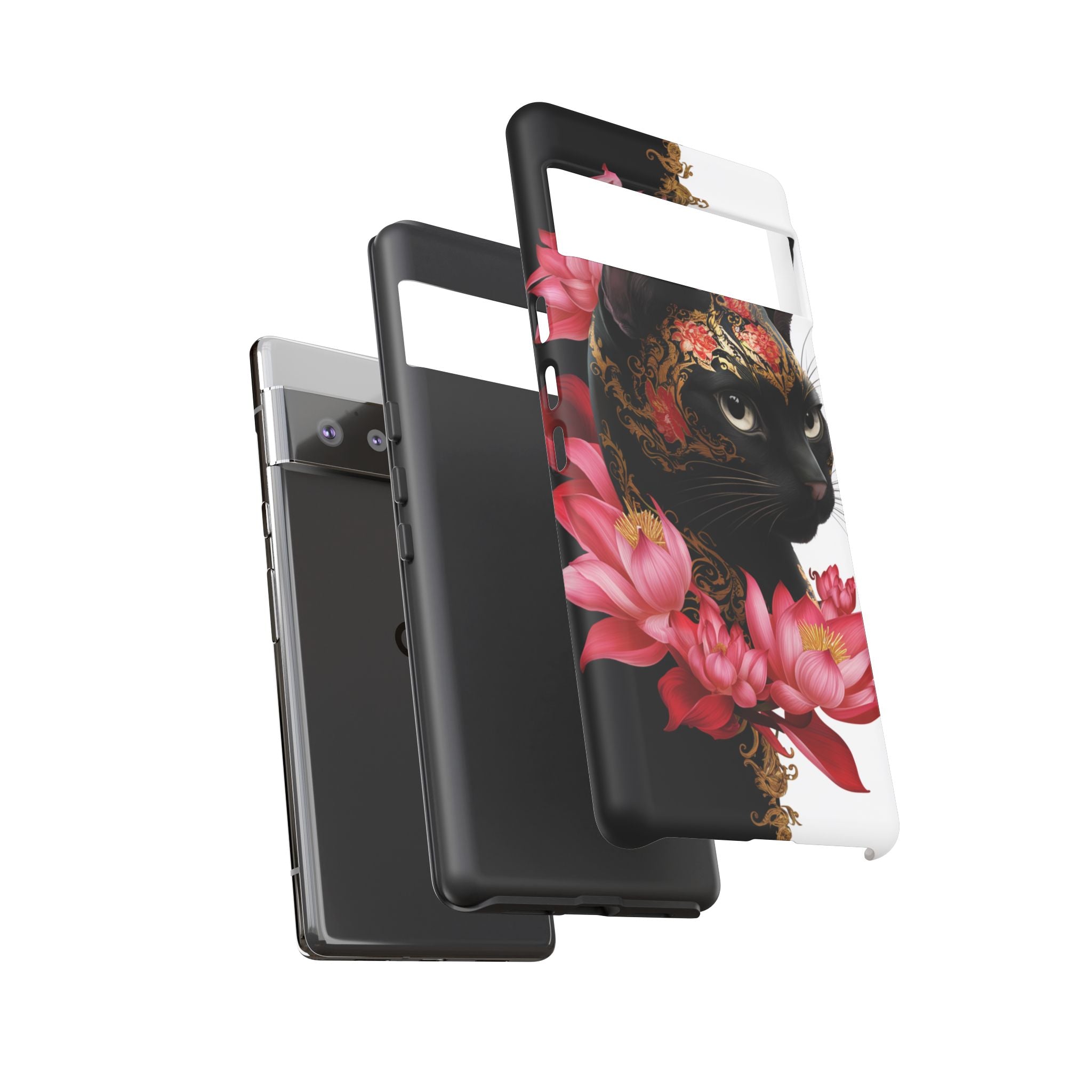 Yin & Yang Mystic Cat - Tough Guard Google Pixel Case
