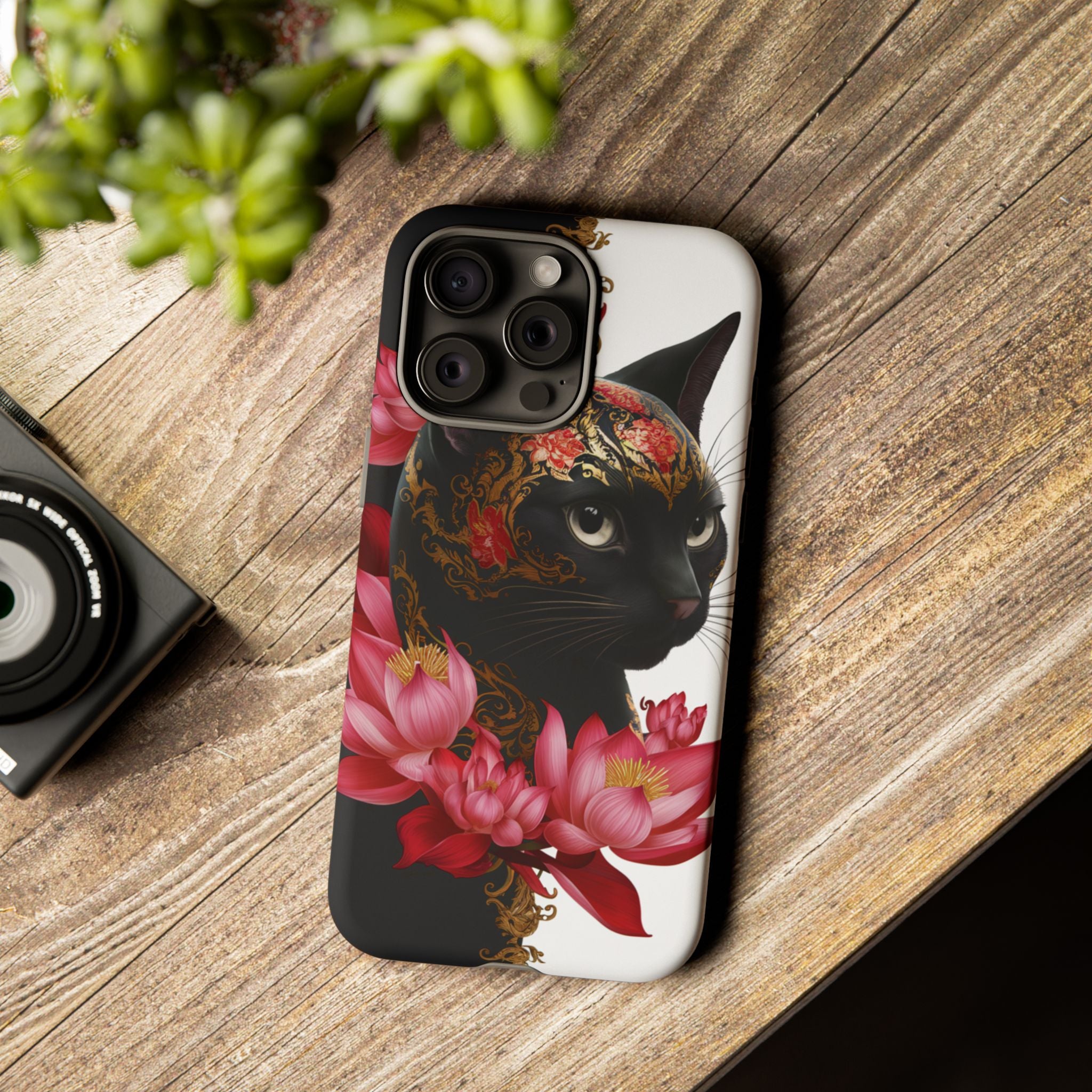 Yin & Yang Mystic Cat - Tough Guard Apple iPhone Case