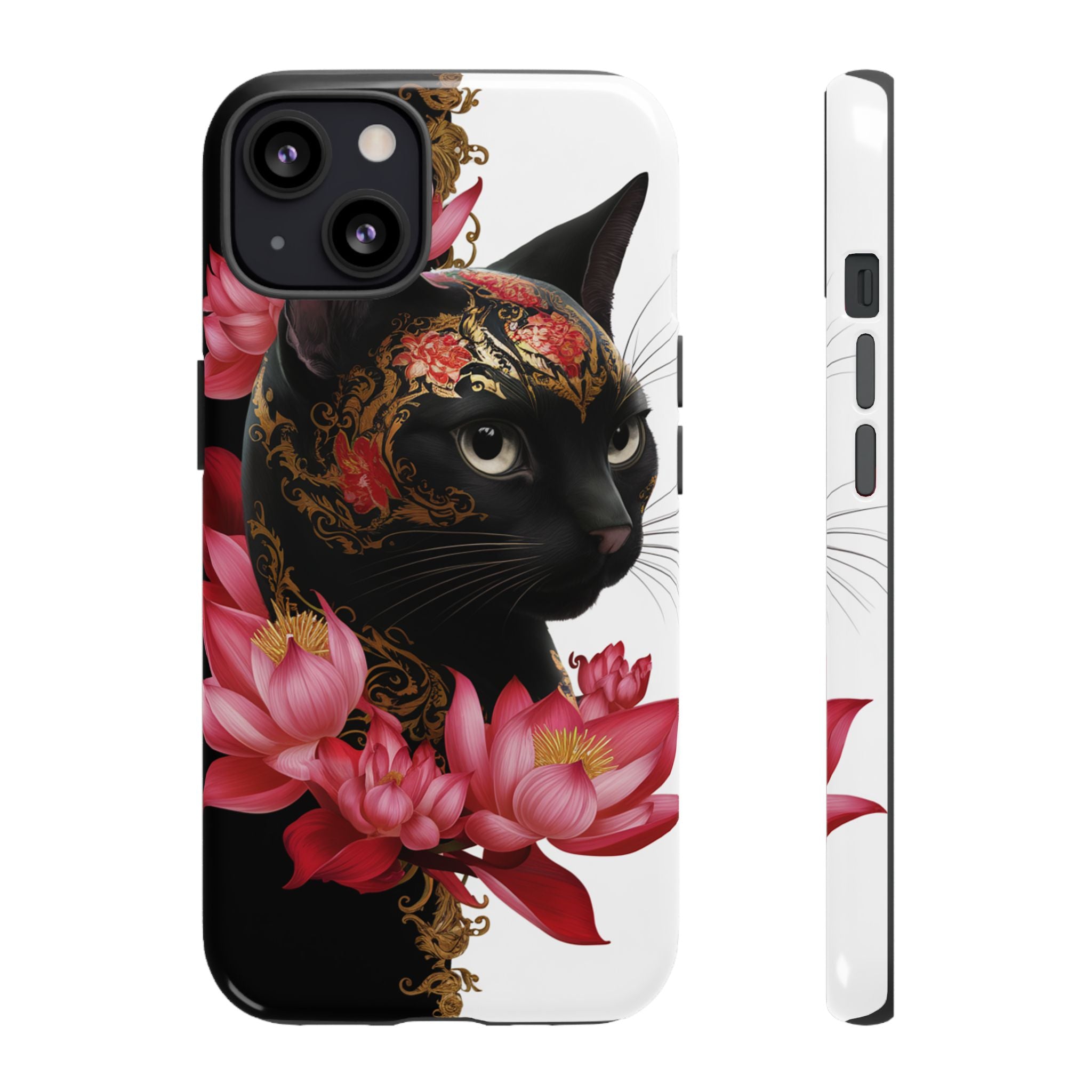 Yin & Yang Mystic Cat - Tough Guard Apple iPhone Case