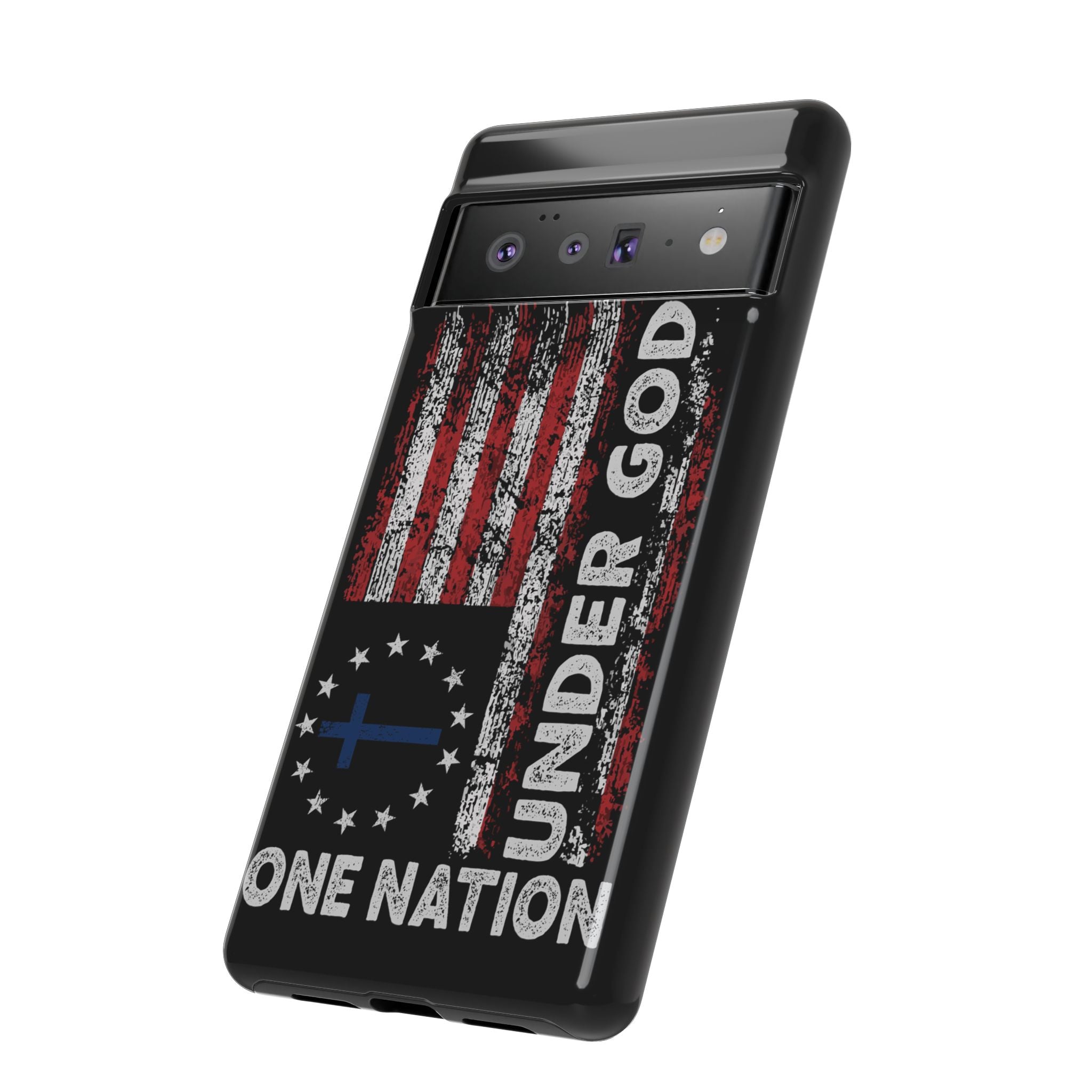 One Nation Under God American Flag - Tough Guard Google Pixel Case