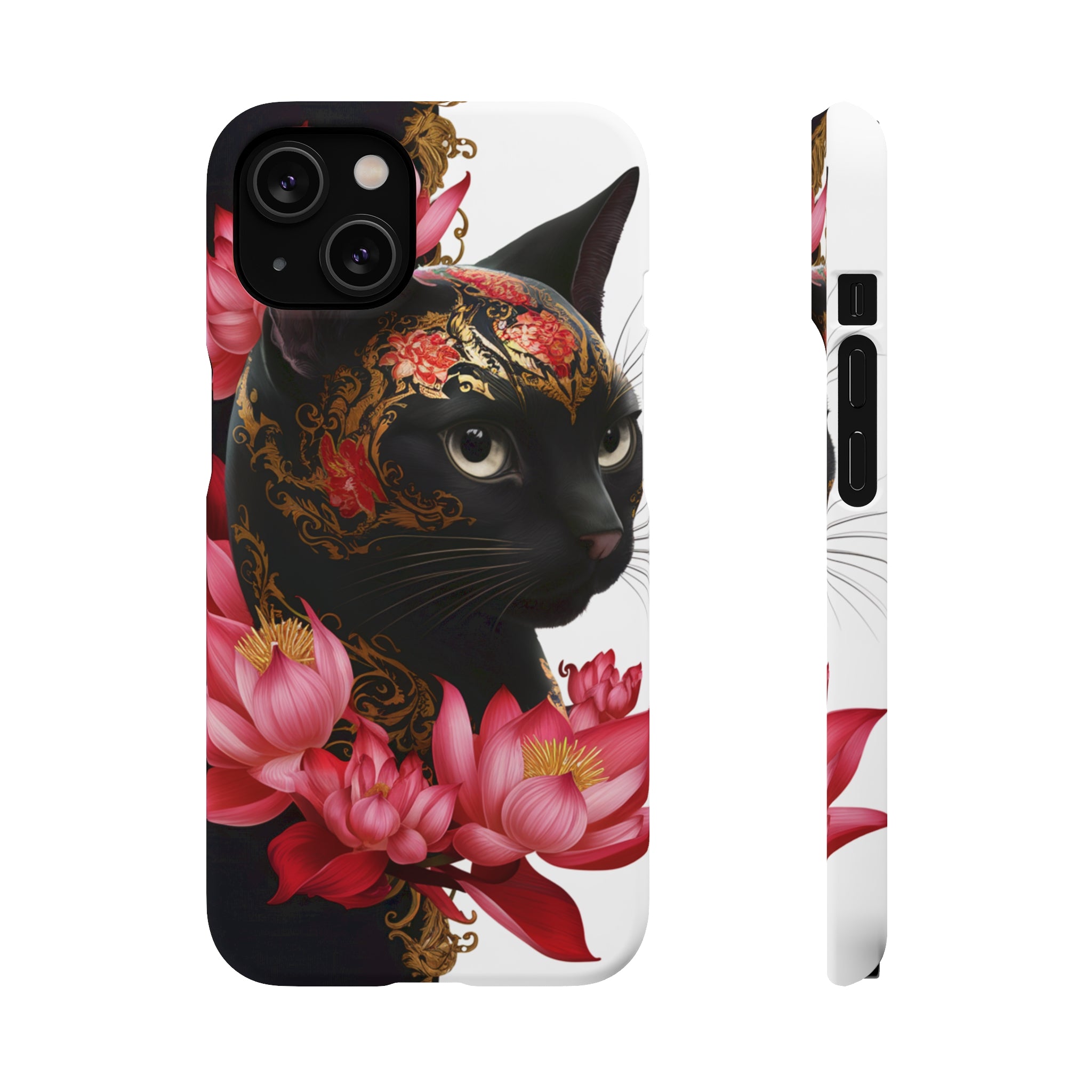 Yin & Yang Mystic Cat - Snap Case Apple iPhone Case