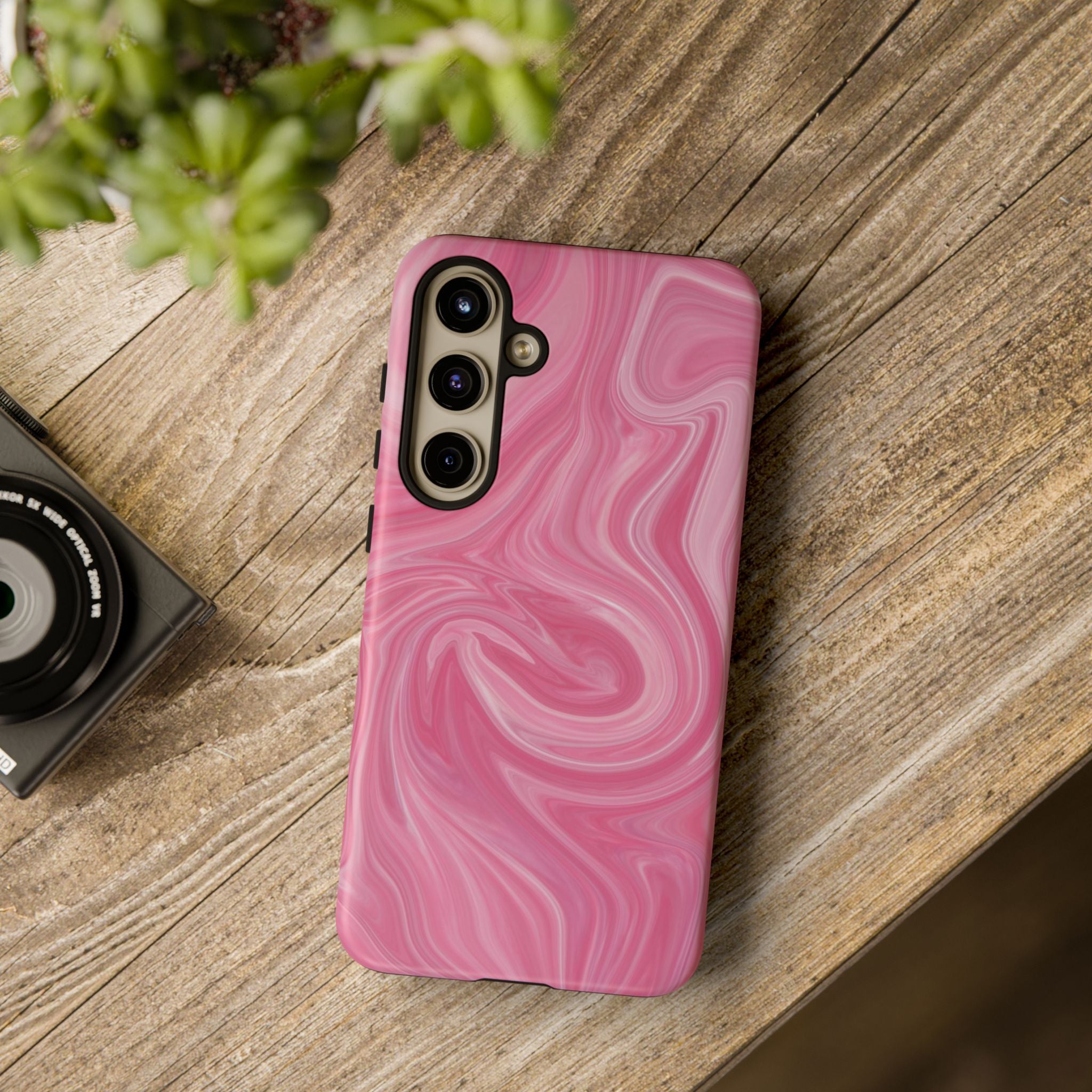 Pink Blush Marble - Tough Guard Samsung Galaxy Case