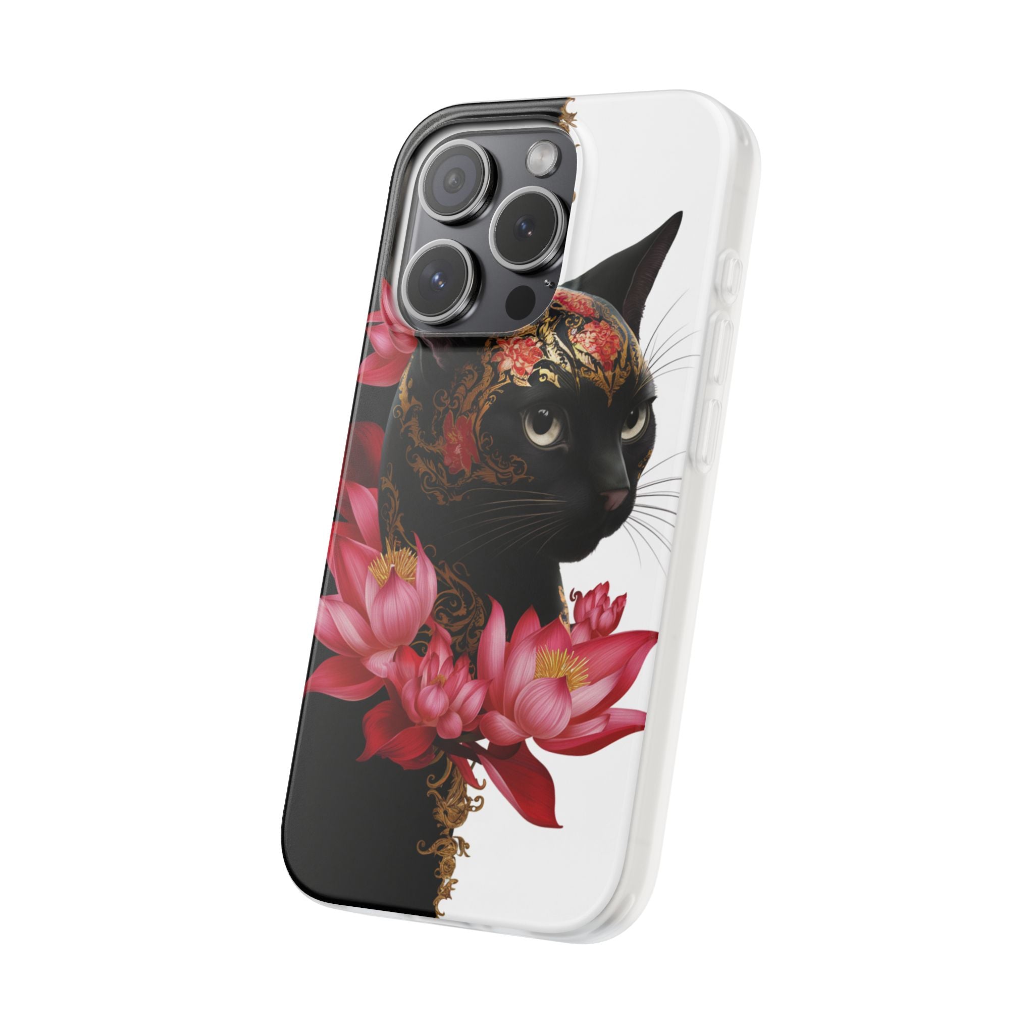 Yin & Yang Mystic Cat - Flexi Case Apple iPhone Case