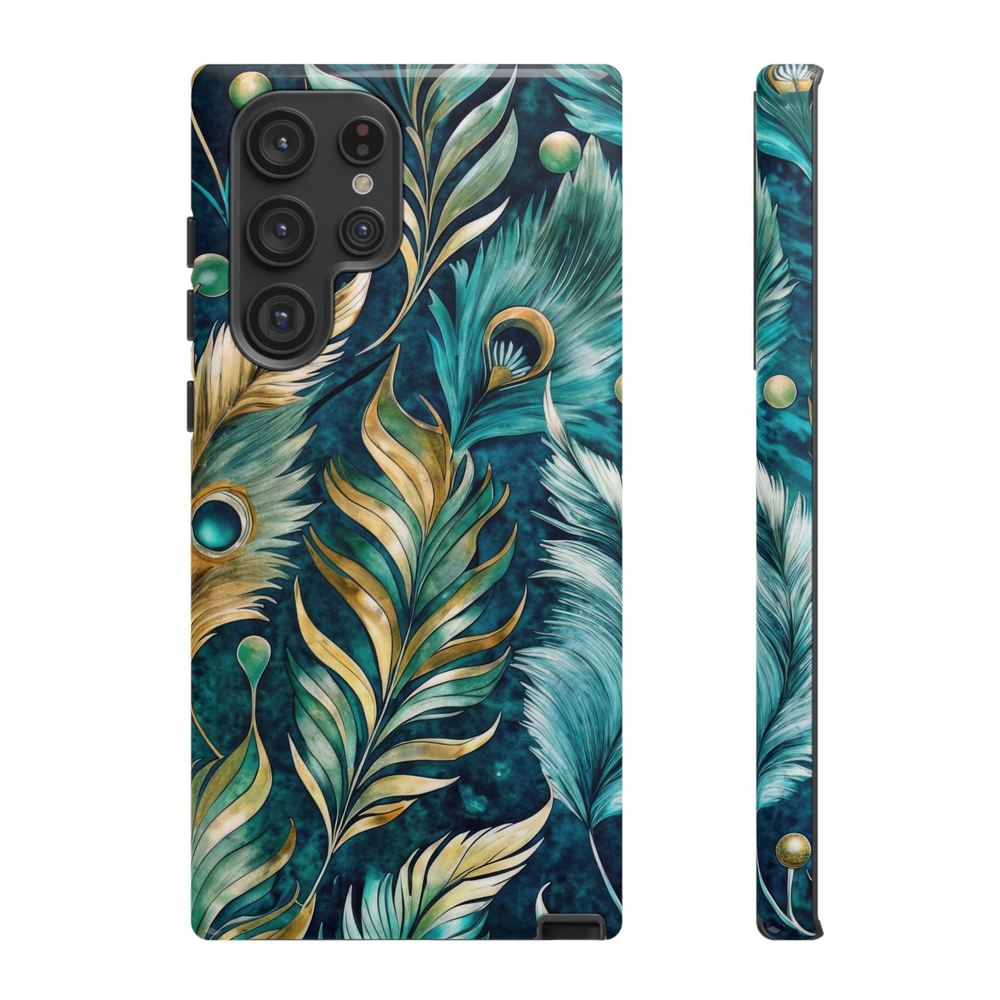 Peacock Feathers - Tough Guard Samsung Galaxy Case