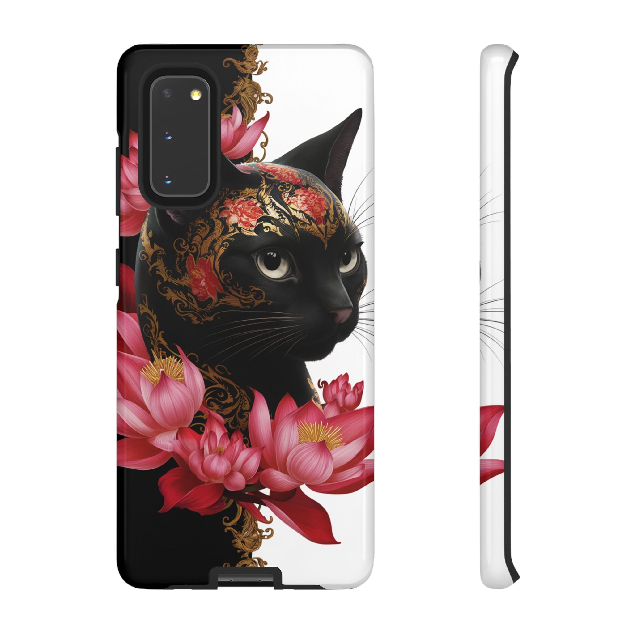Yin & Yang Mystic Cat - Tough Guard Samsung Galaxy Case
