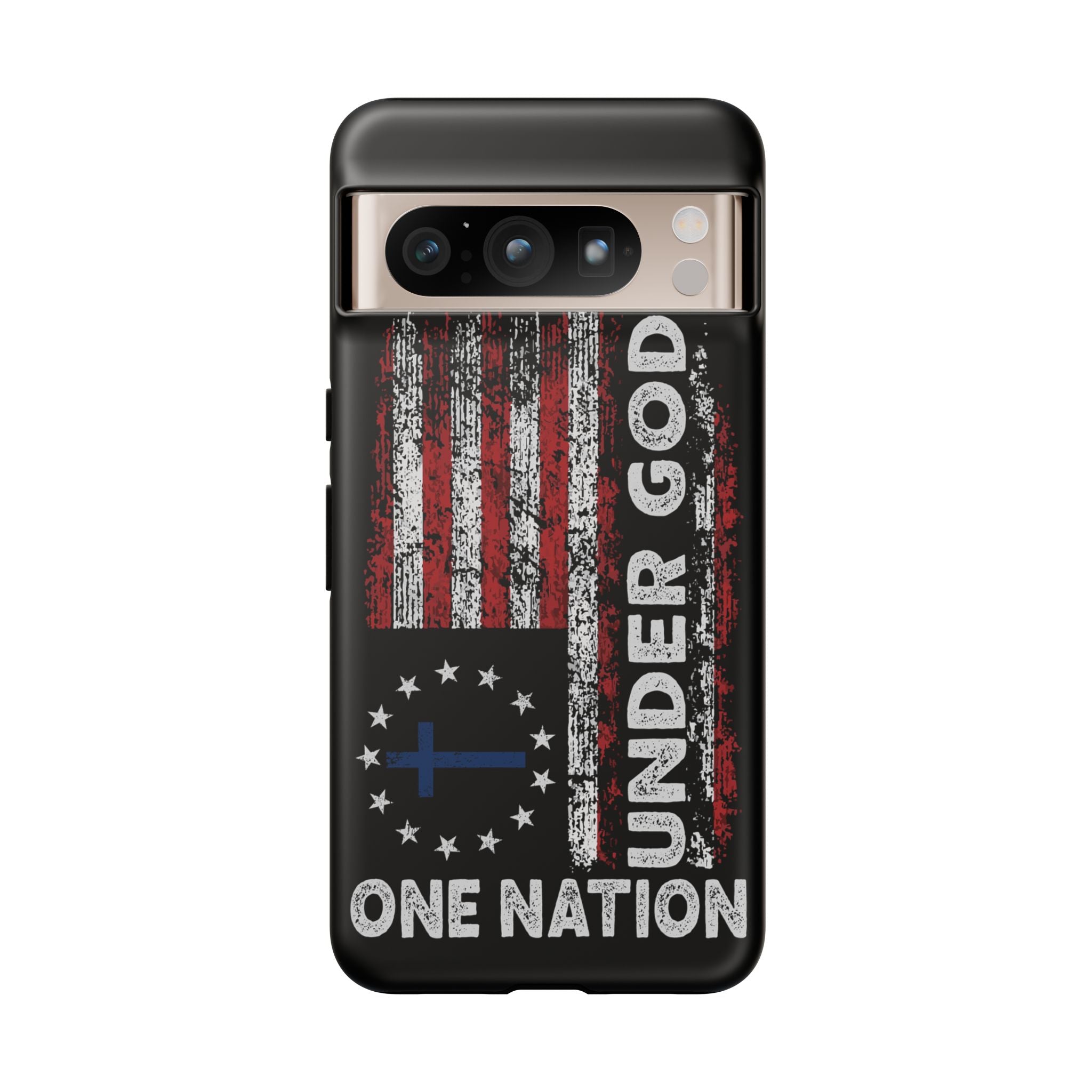 One Nation Under God American Flag - Tough Guard Google Pixel Case