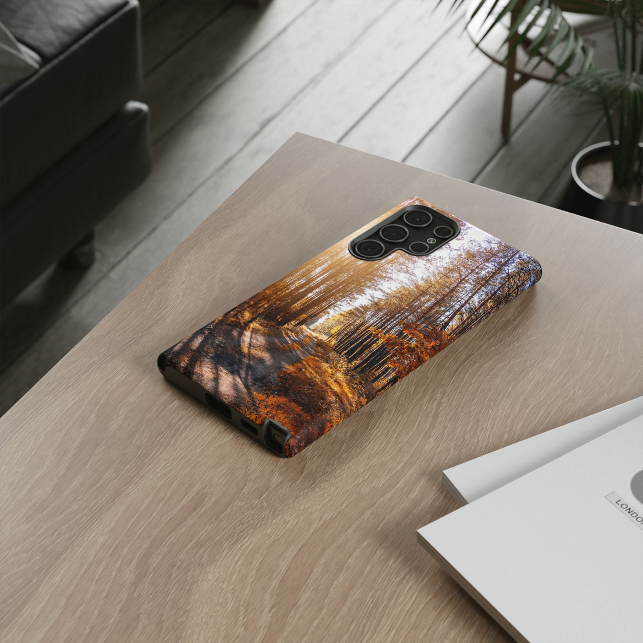 Autumn Forest Way - Tough Guard Samsung Galaxy Case