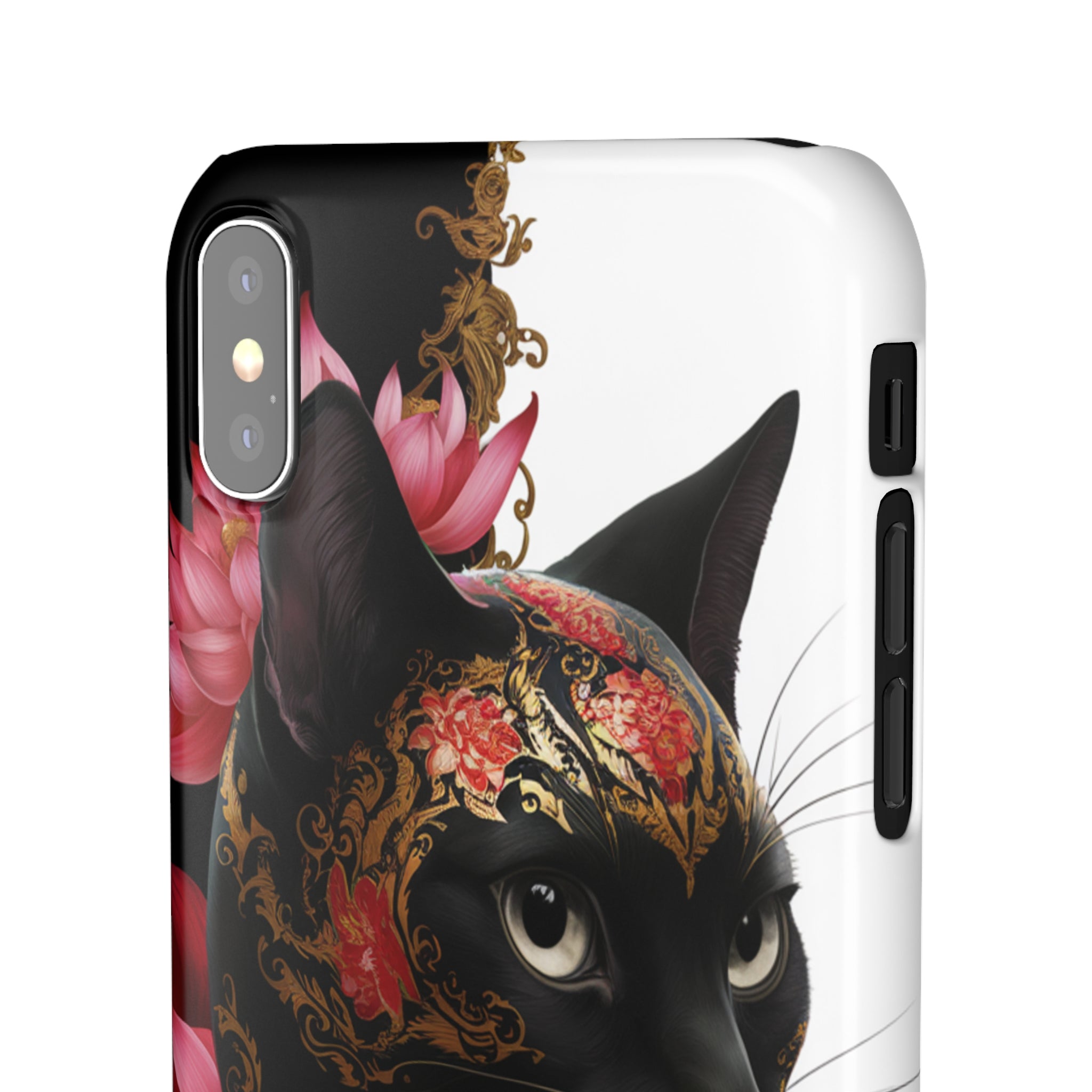 Yin & Yang Mystic Cat - Snap Case Apple iPhone Case