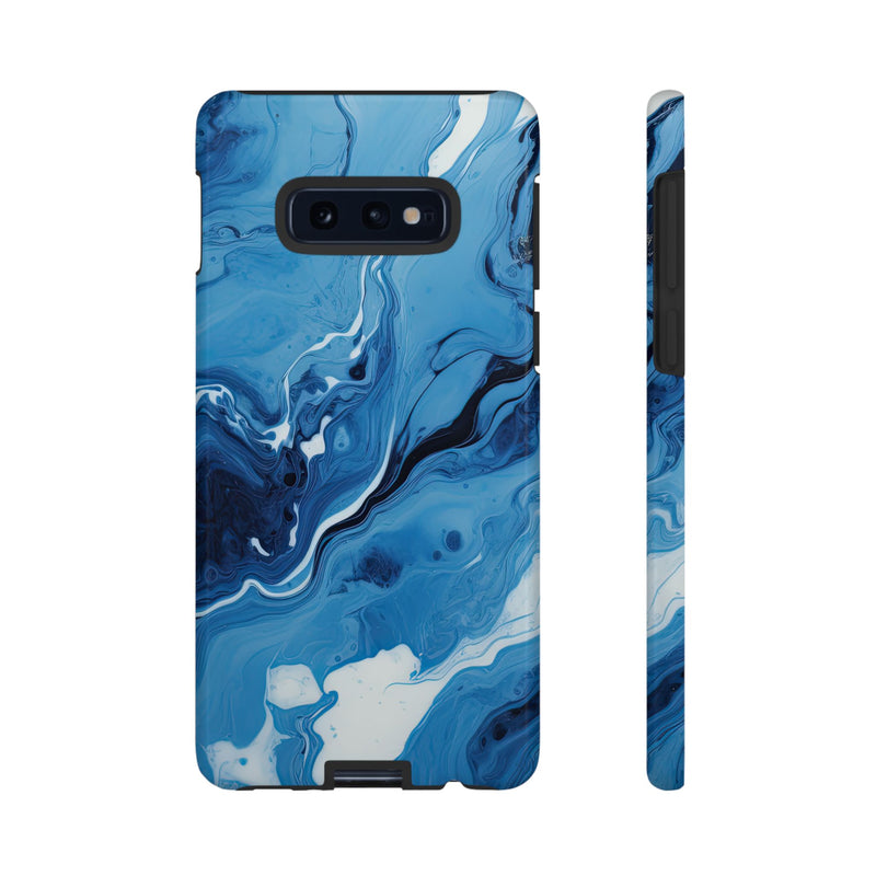 Blue Ocean Wave Marble - Tough Guard Samsung Galaxy Case