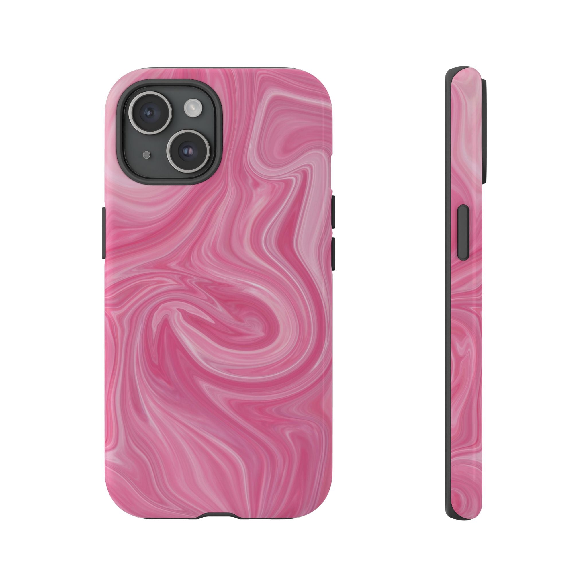 Pink Blush Marble - Tough Guard Apple iPhone Case