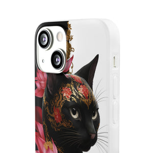 Yin & Yang Mystic Cat - Flexi Case Apple iPhone Case