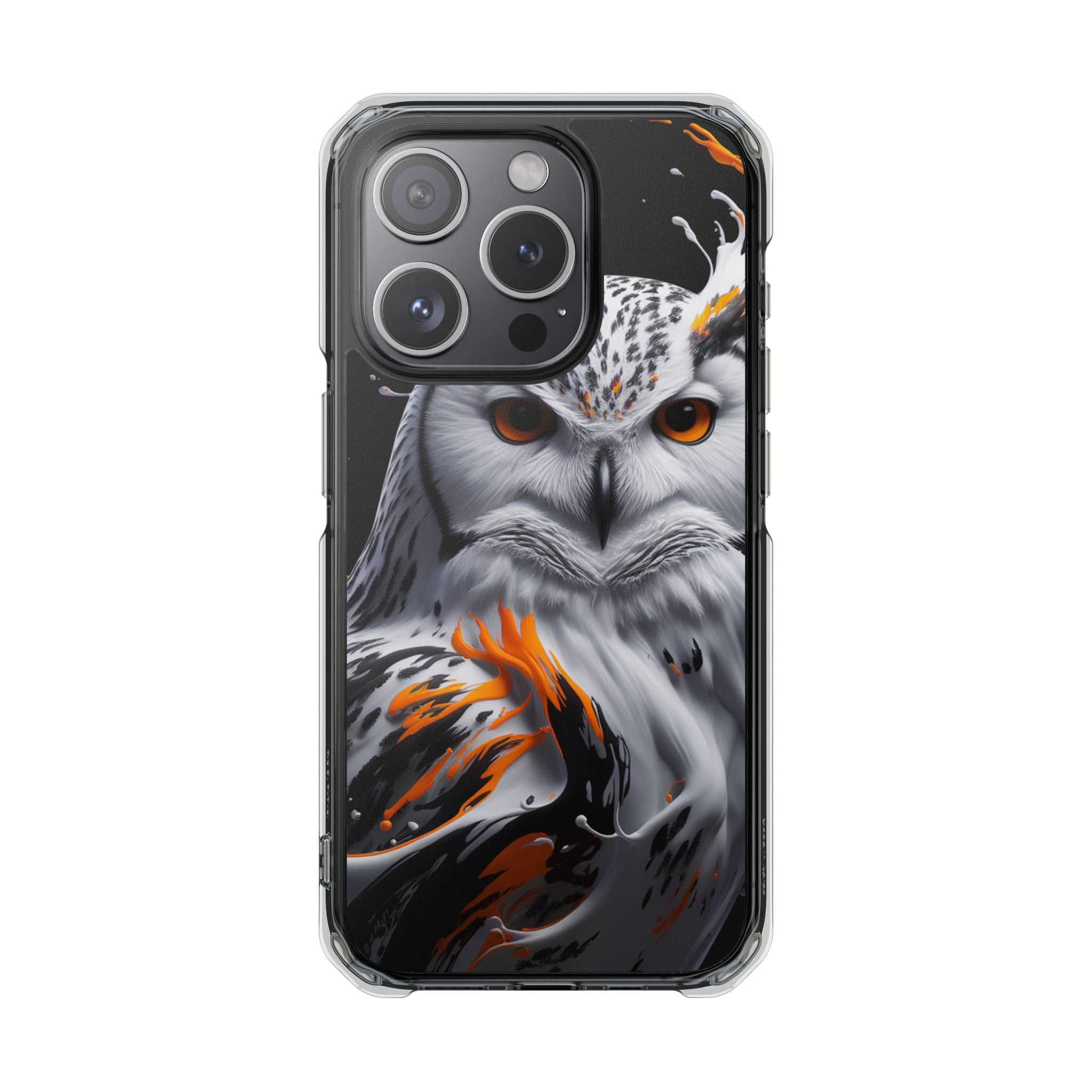 Majestic Mystic Whoo Guardian Owl - Magnetic Crystal Guard Apple iPhone Case