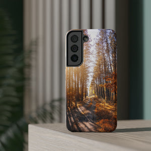 Autumn Forest Way - Impact Guard Samsung Galaxy Case