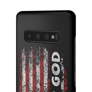 One Nation Under God American Flag - Snap Case Samsung Galaxy Case