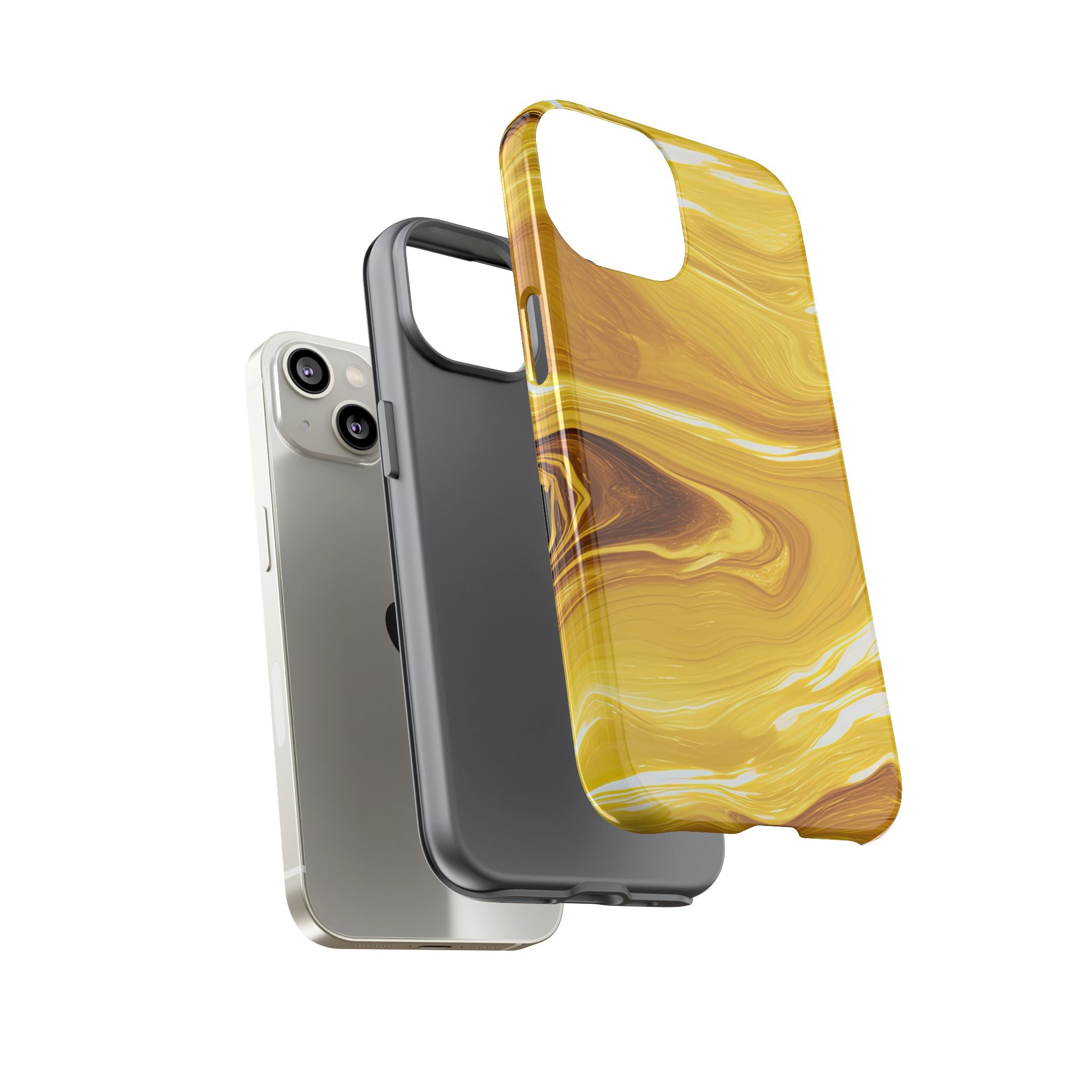Golden Veil Marble - Tough Guard Apple iPhone Case