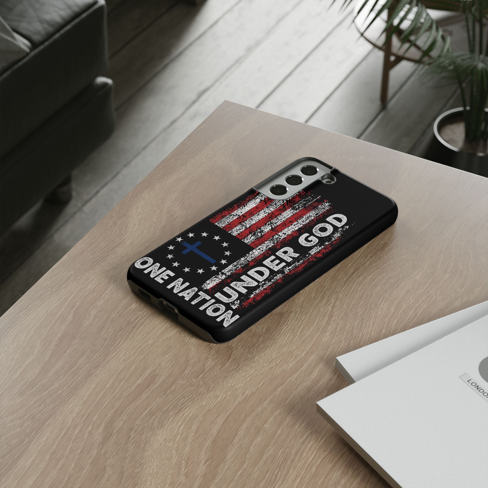 One Nation Under God American Flag - Tough Guard Samsung Galaxy Case