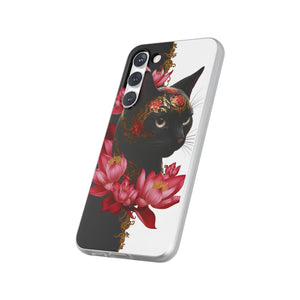 Yin & Yang Mystic Cat - Flexi Case Samsung Galaxy Case