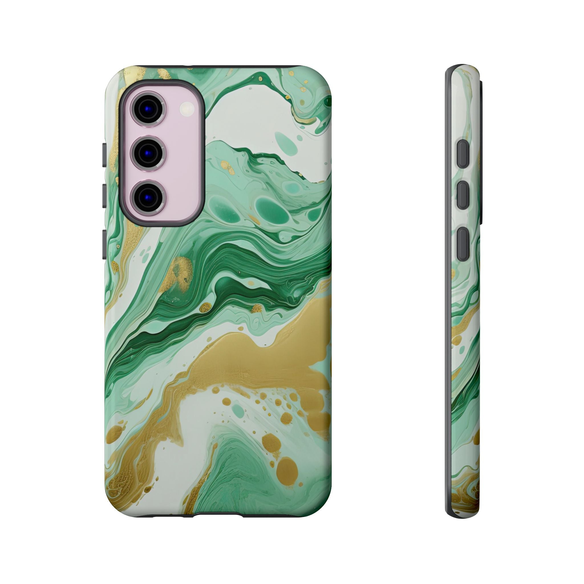 Emerald Gold Marble - Tough Guard Samsung Galaxy Case